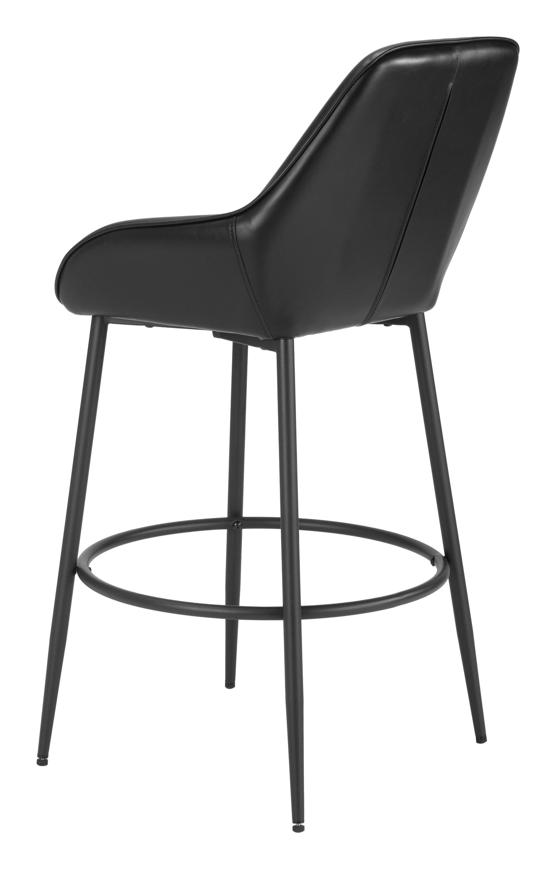Vila Barstool (Set of 2) Black - Disselt Designs