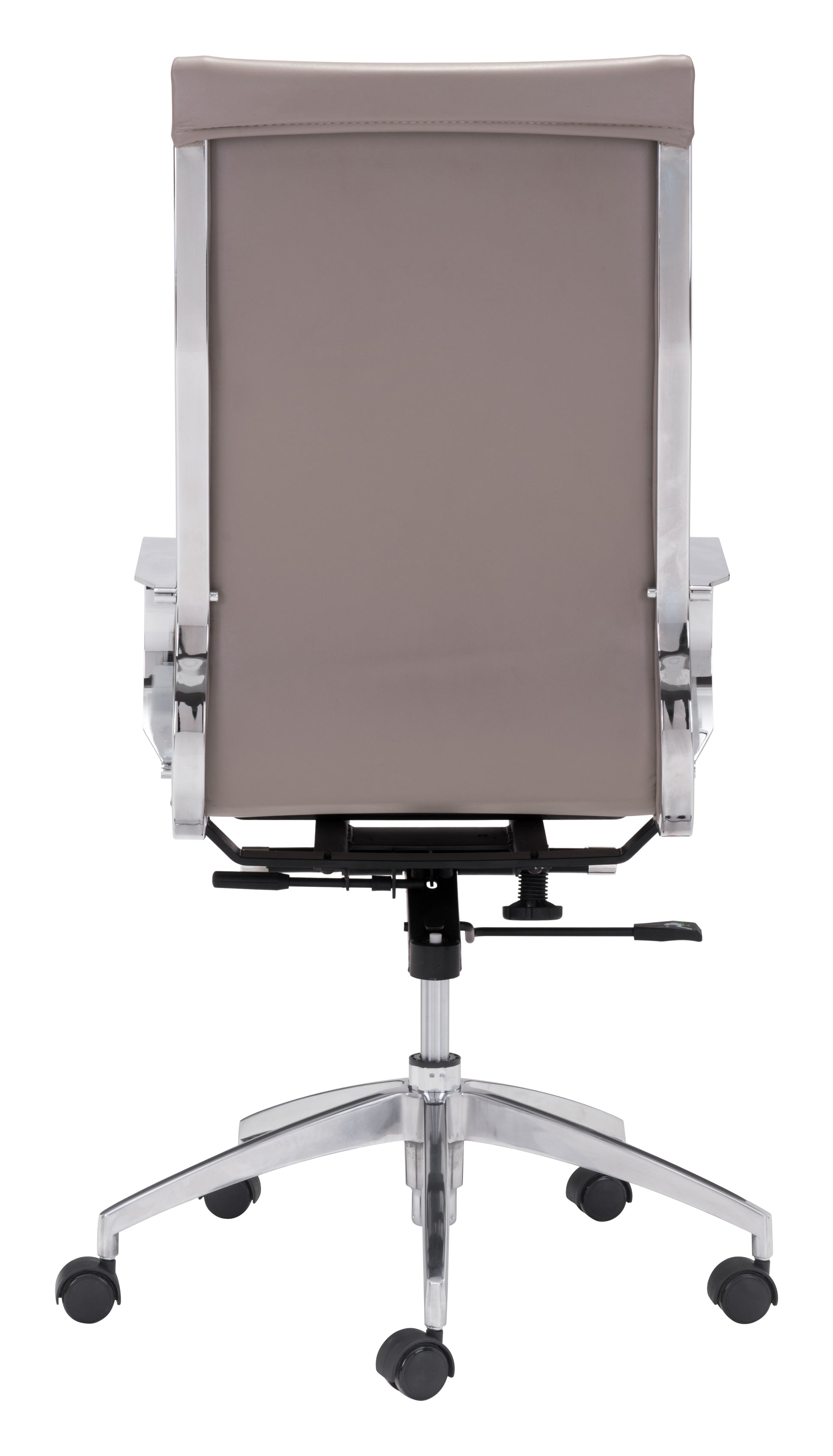 Glider High Back Office Chair Taupe - Disselt Designs
