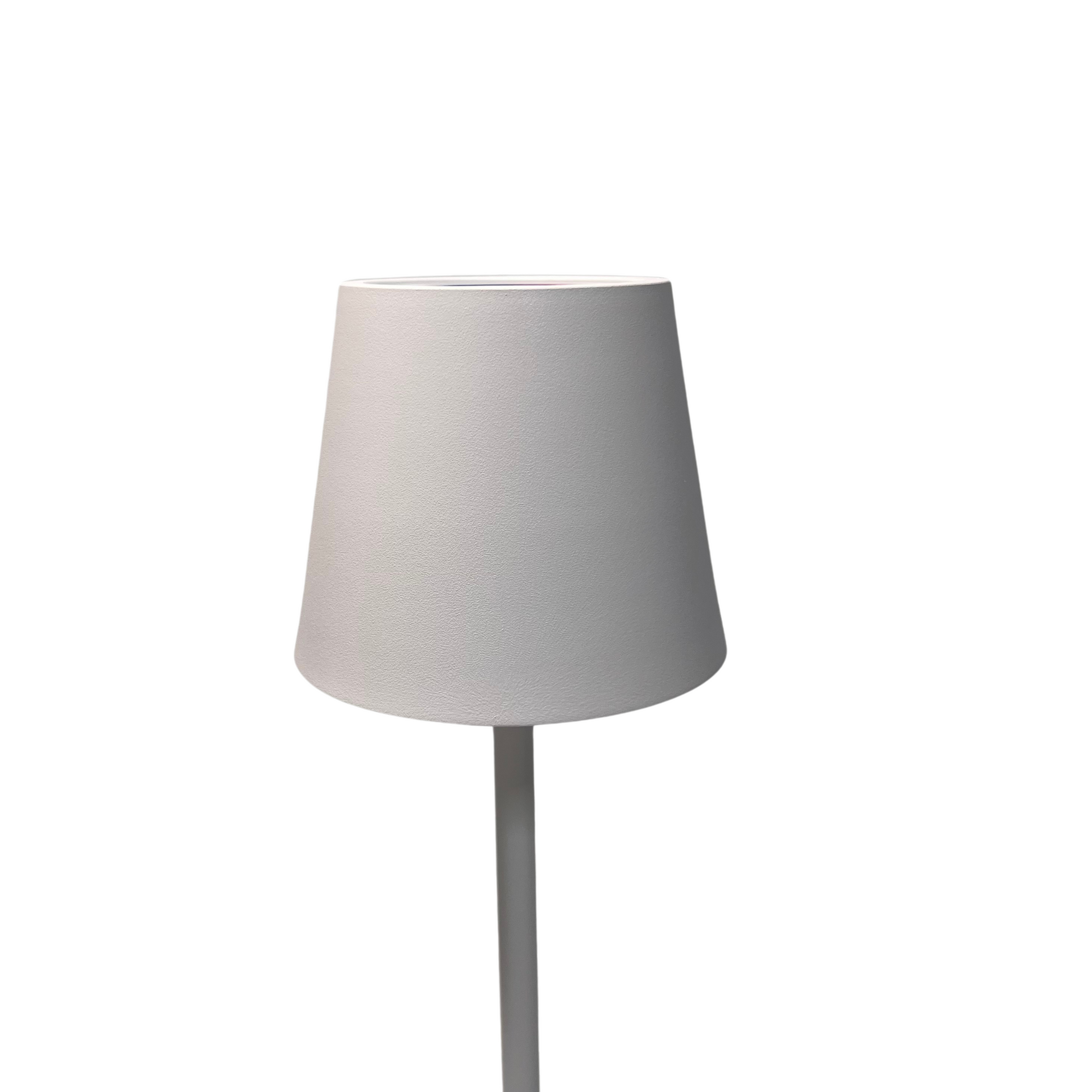 Beam Column Rechargeable Table Lamp // White - Disselt Designs