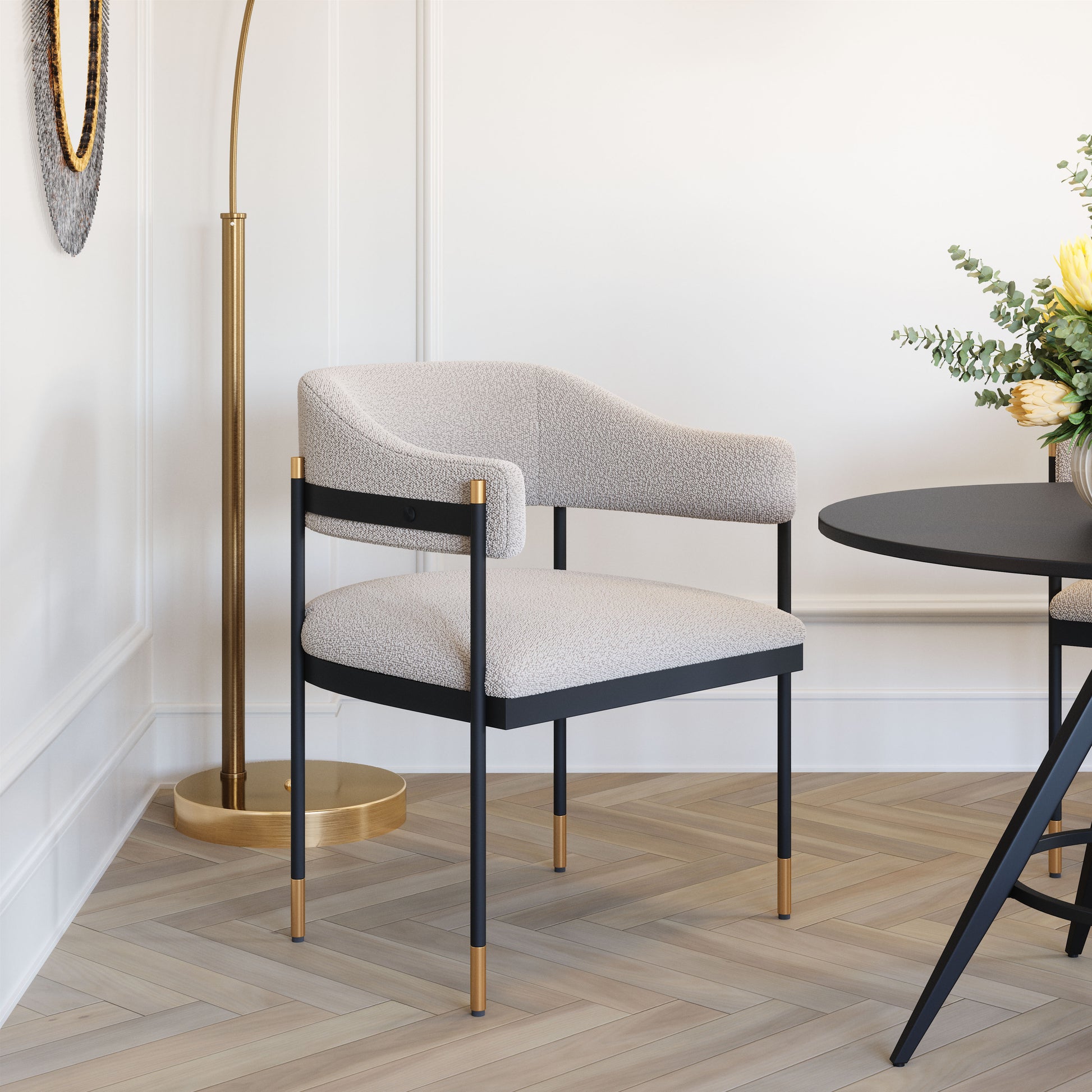 Zadar Dining Chair Misty Gray - Disselt Designs
