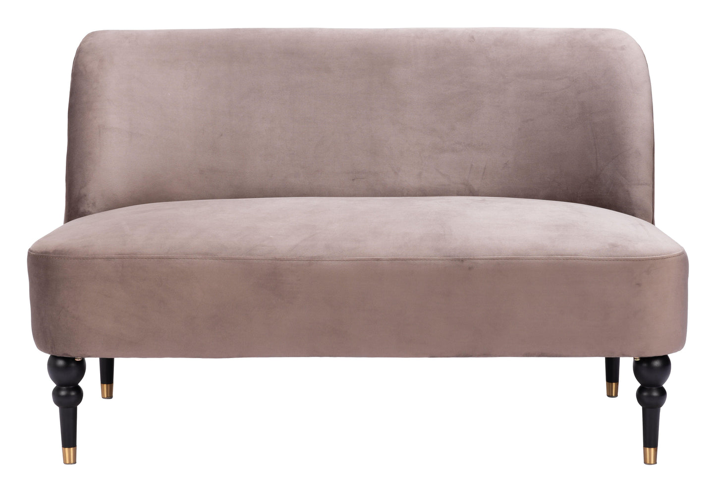 Bintulu Loveseat Taupe - Disselt Designs