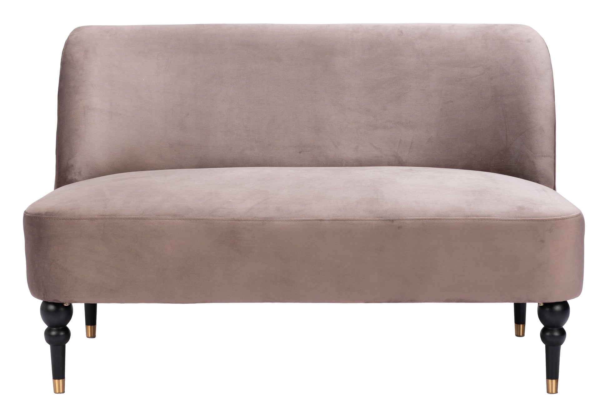Bintulu Loveseat Taupe - Disselt Designs