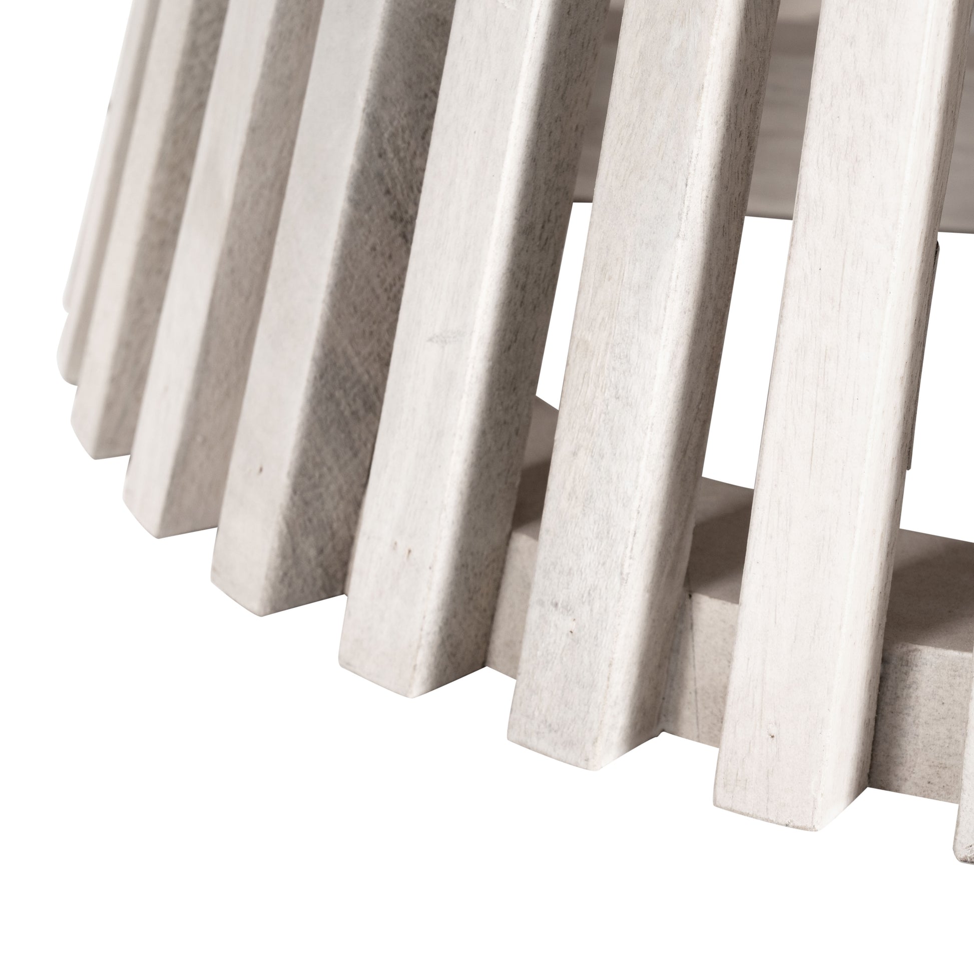 Mazara Coffee Table White & Whitewashed - Disselt Designs