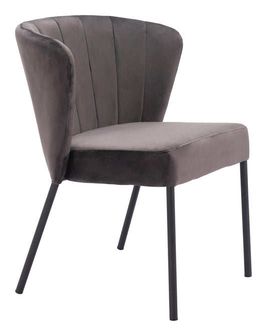 Aimee Dining Chair (Set of 2) Gray - Disselt Designs