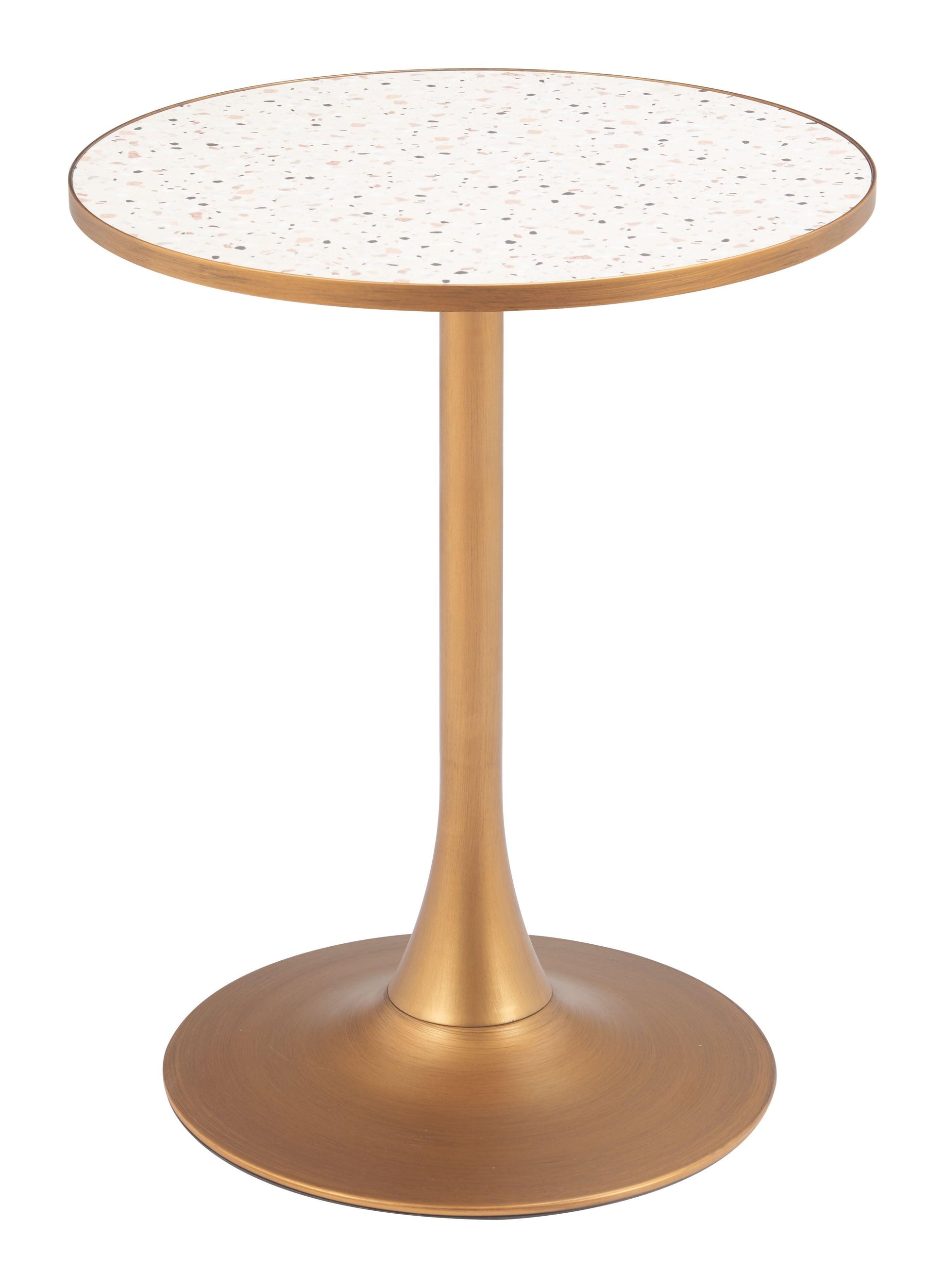 Bite Bistro Table Beige & Gold - Disselt Designs