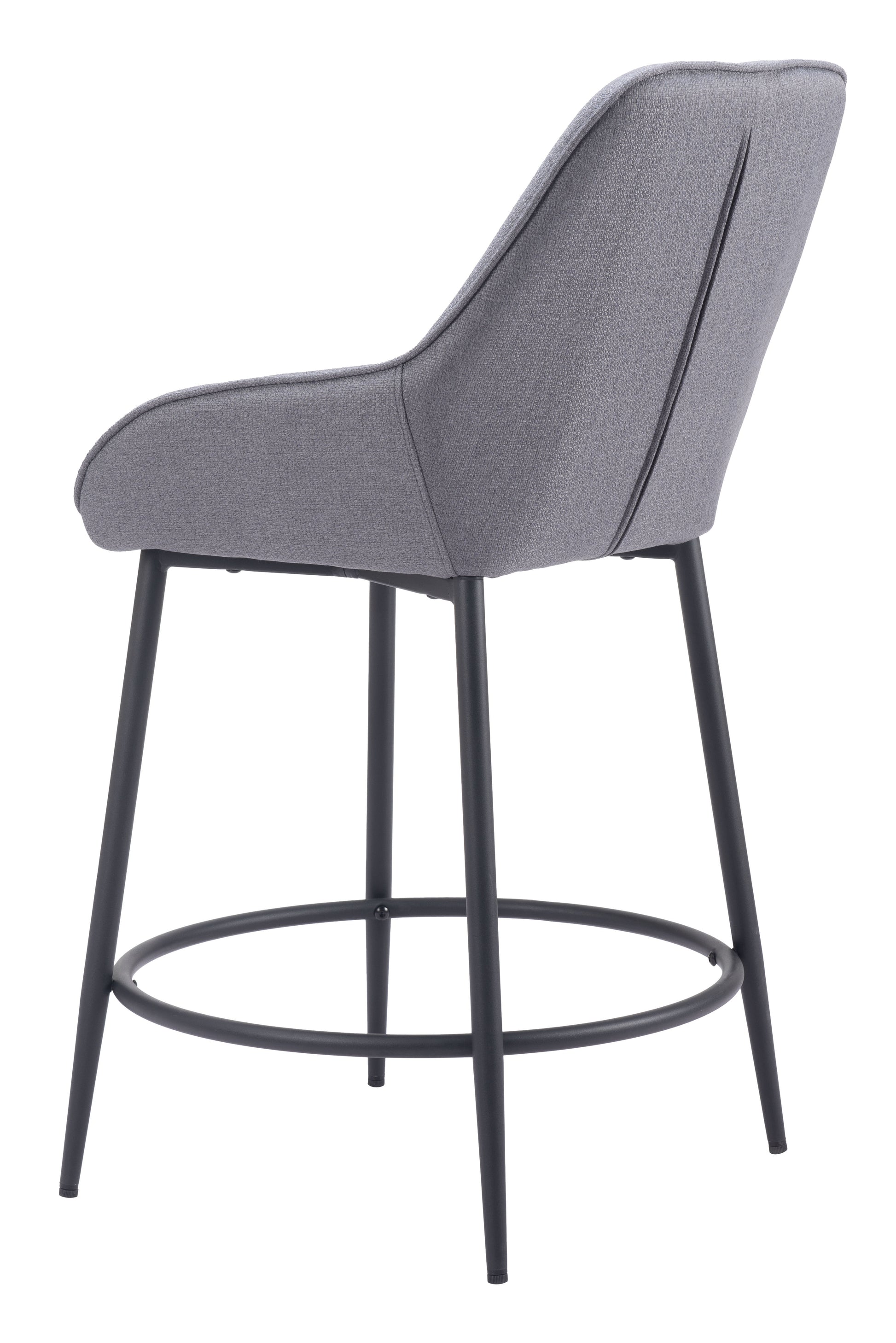 Vila Counter Stool (Set of 2) Gray - Disselt Designs