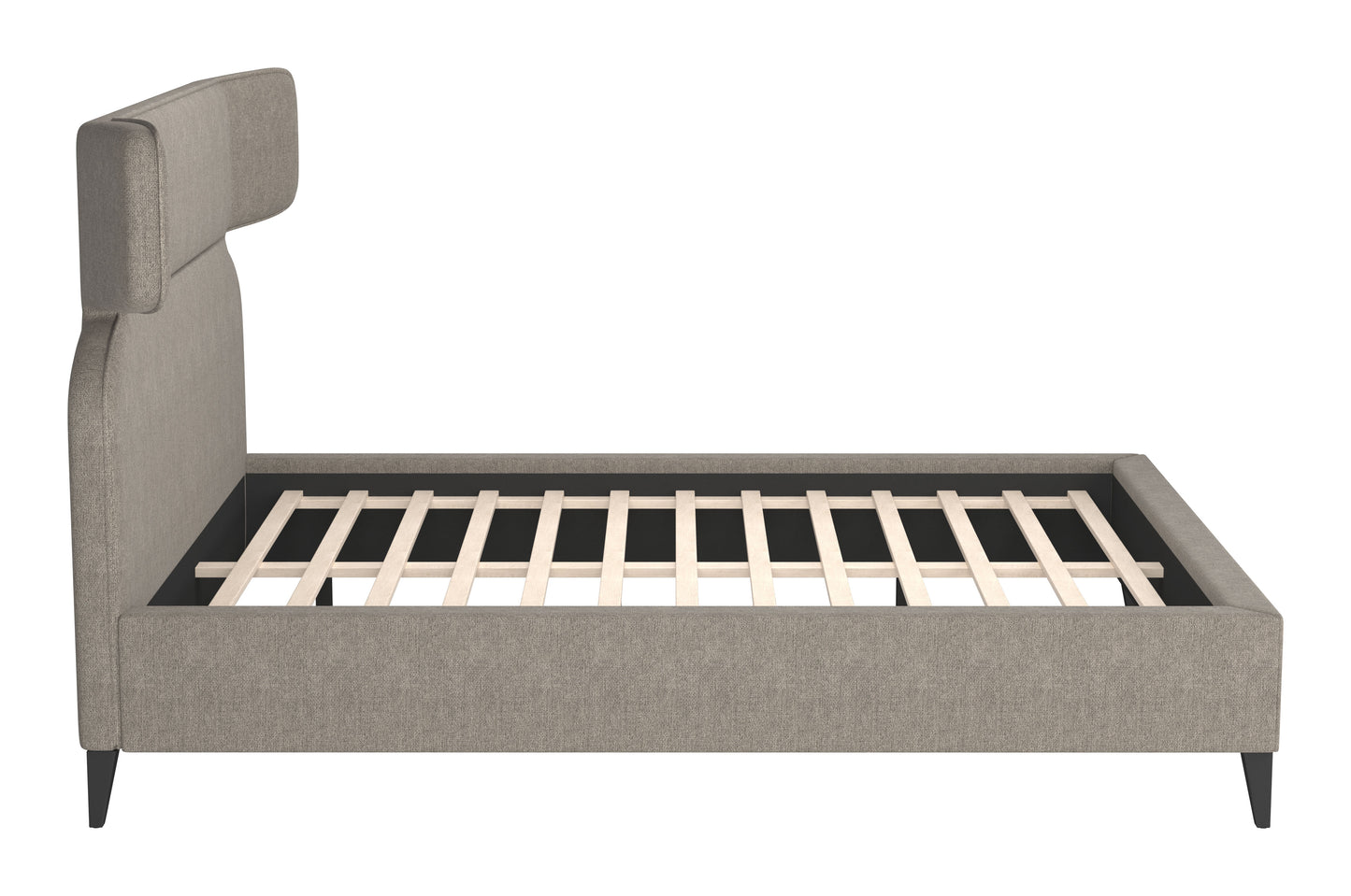 Dusa Queen Bed Olive Brown - Disselt Designs