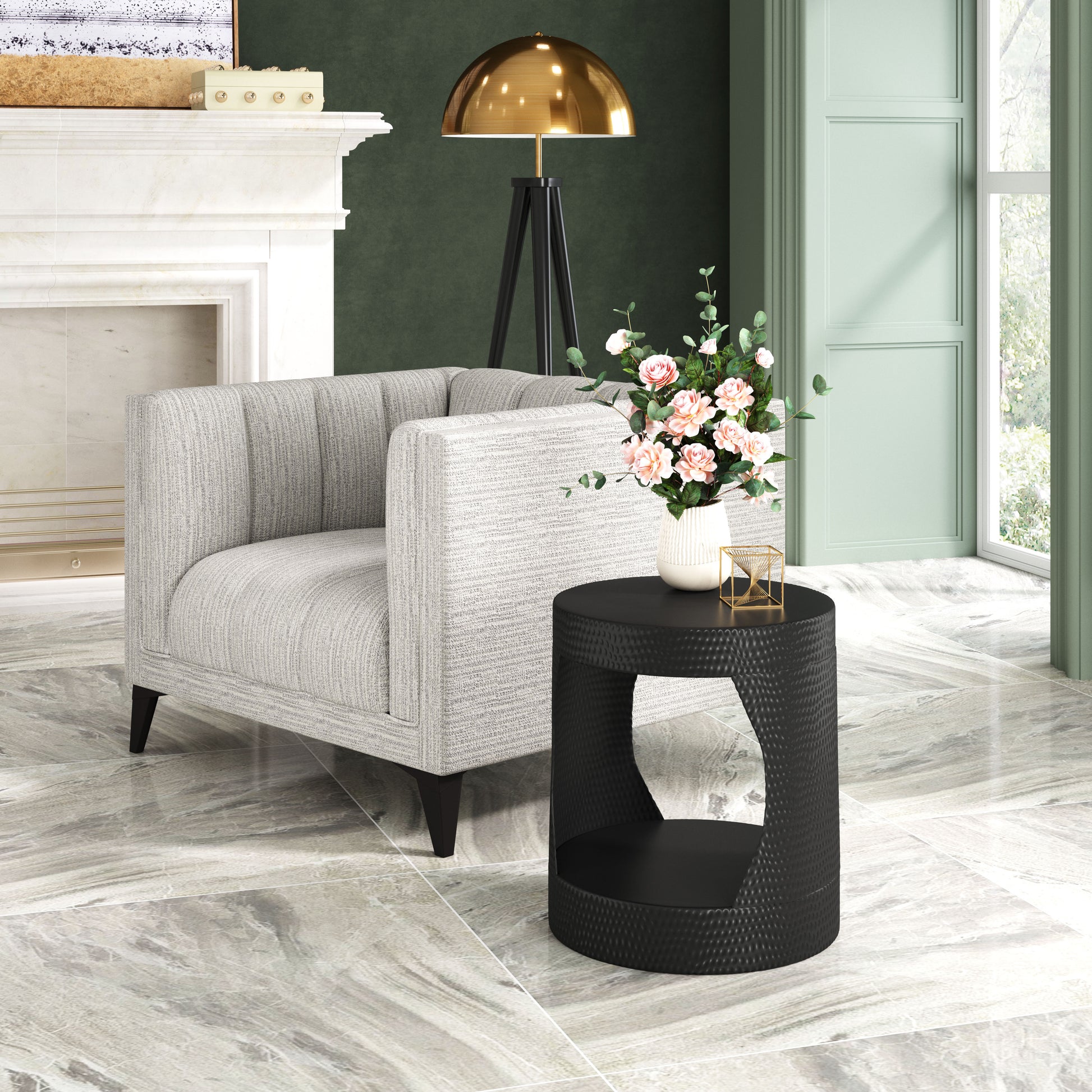 Nuuk Side Table Black - Disselt Designs