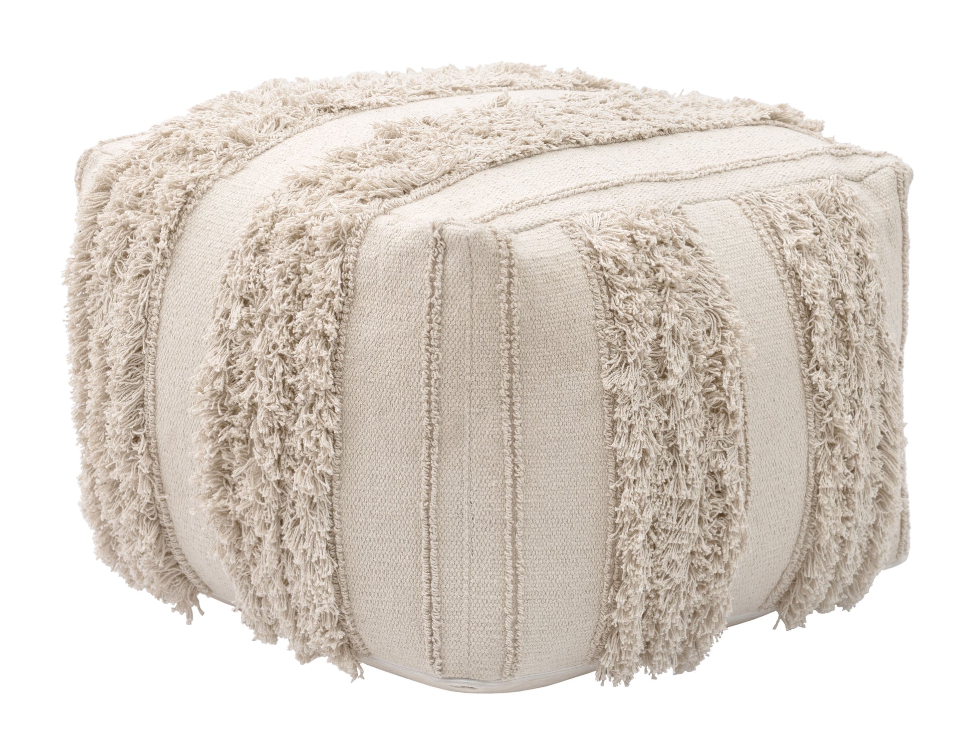 Peru Ottoman Beige - Disselt Designs