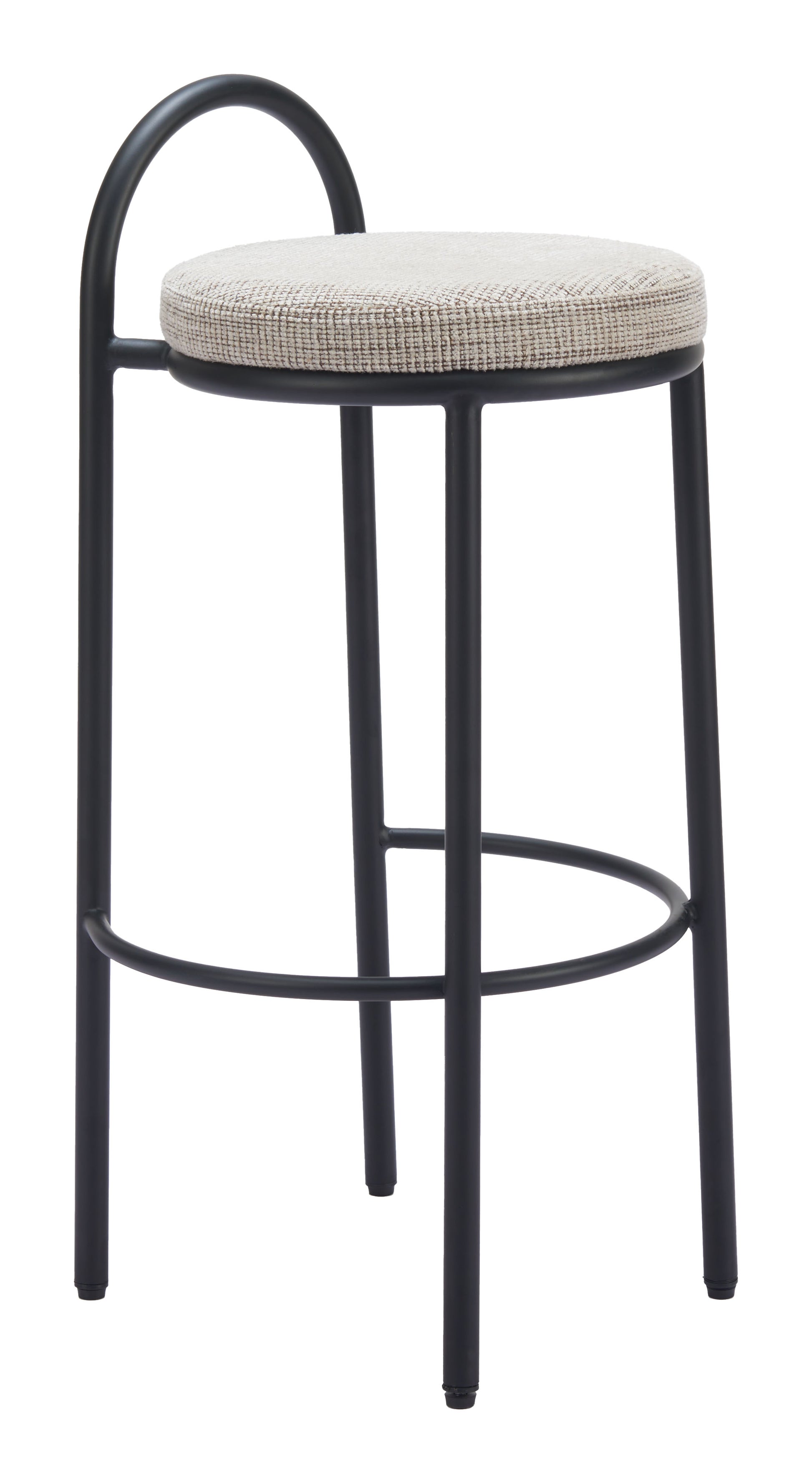 Sisal Barstool (Set of 2) Beige Tweed - Disselt Designs