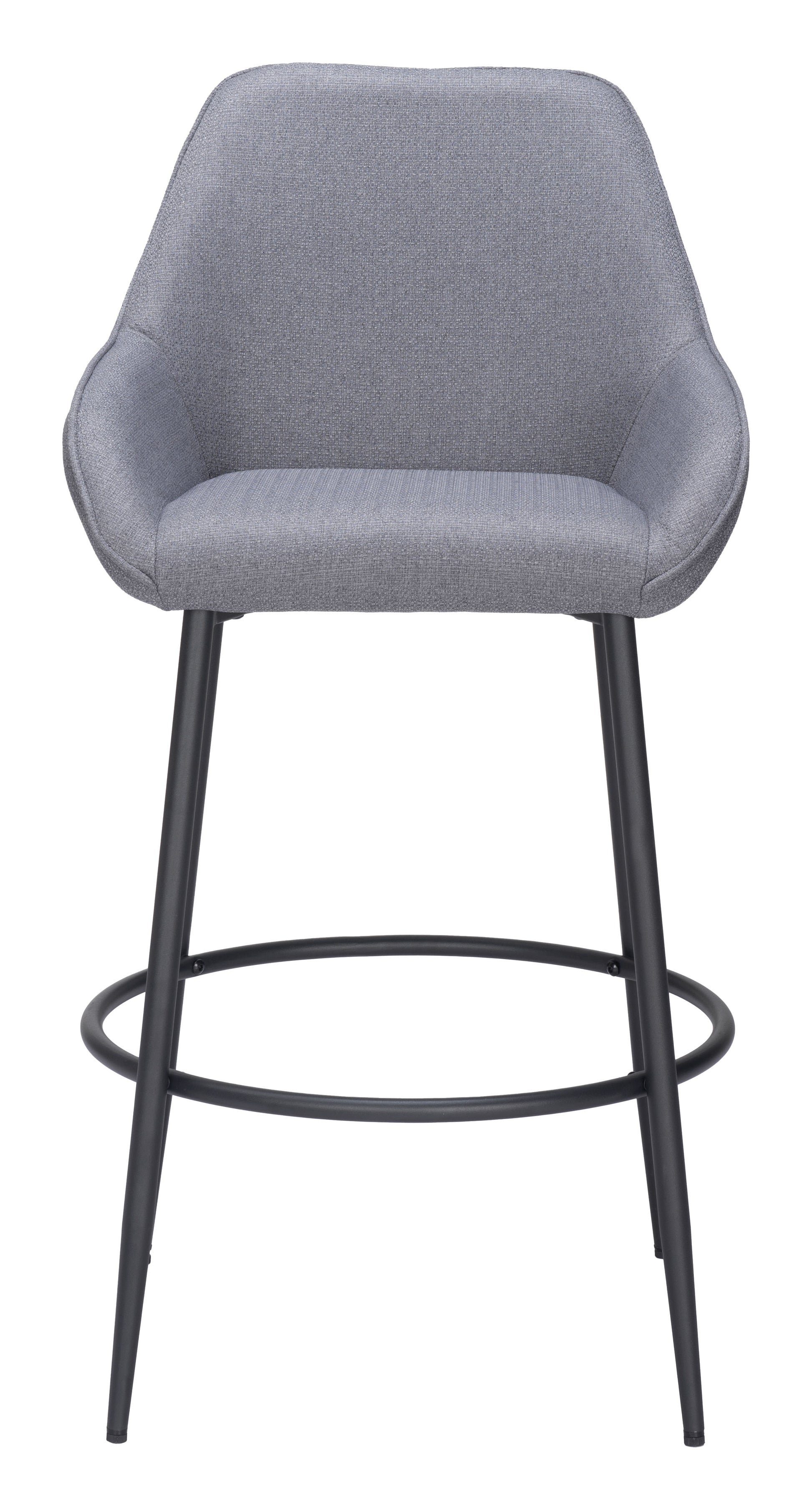 Vila Barstool (Set of 2) Gray - Disselt Designs
