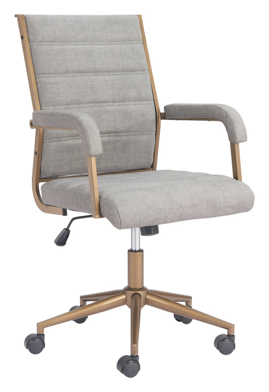 Auction Office Chair Gray - Disselt Designs