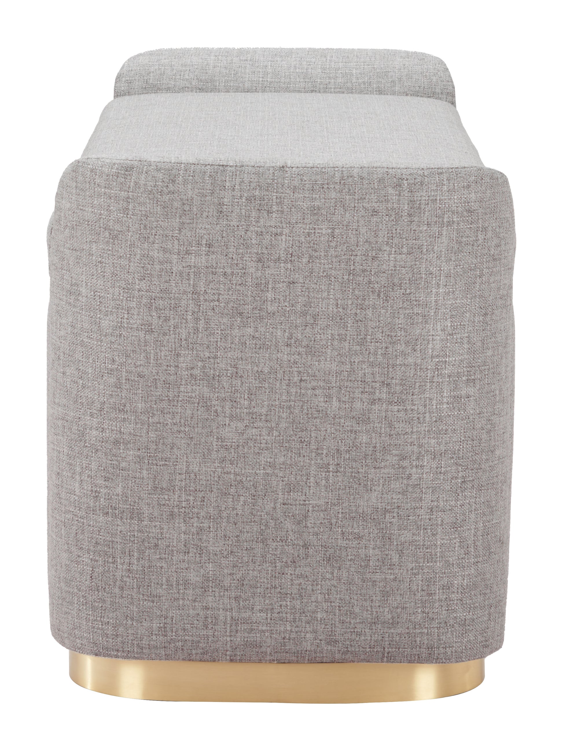 Dobo Storage Bench Gray - Disselt Designs
