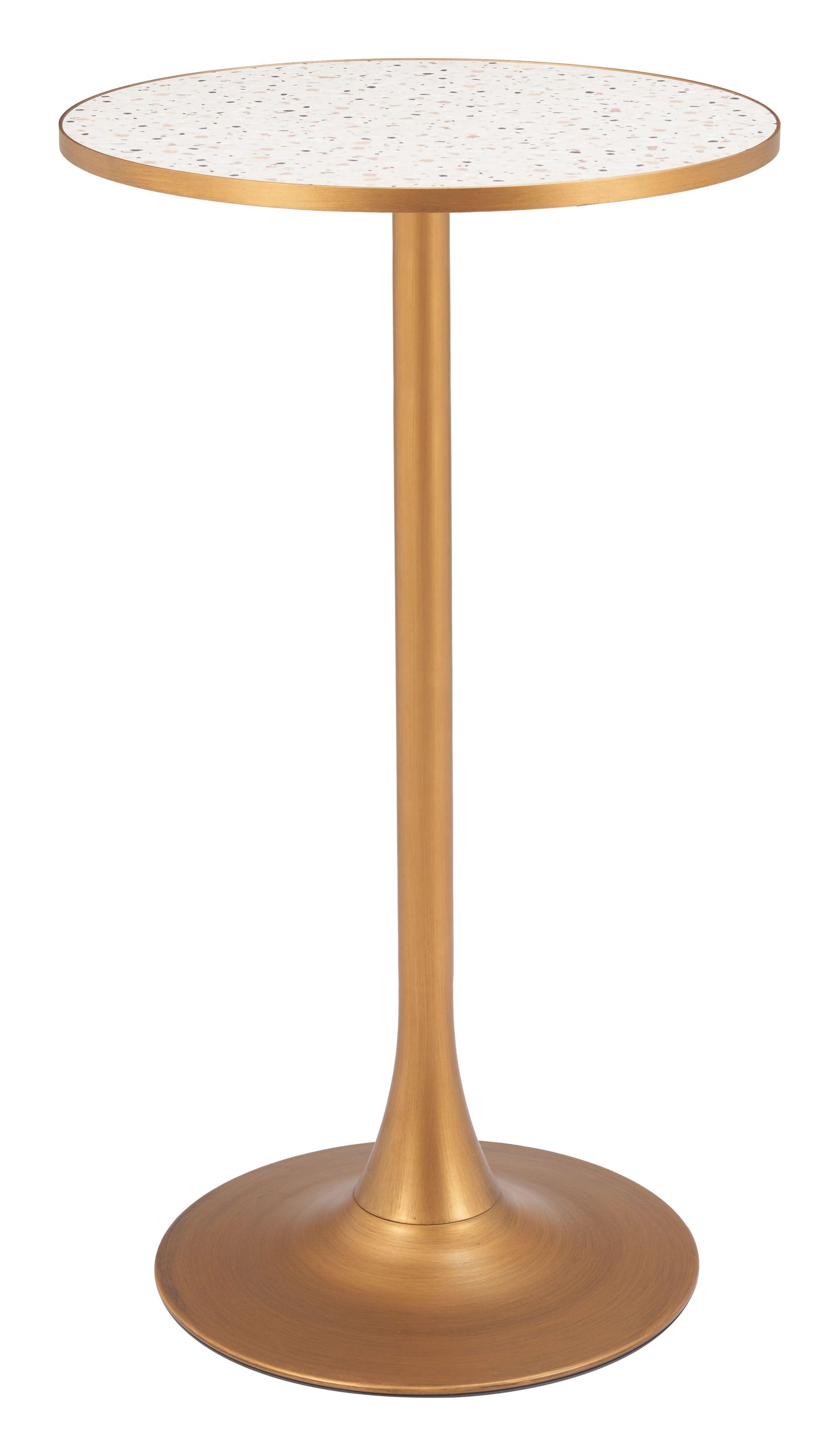 Bite Bar Table Beige & Gold - Disselt Designs