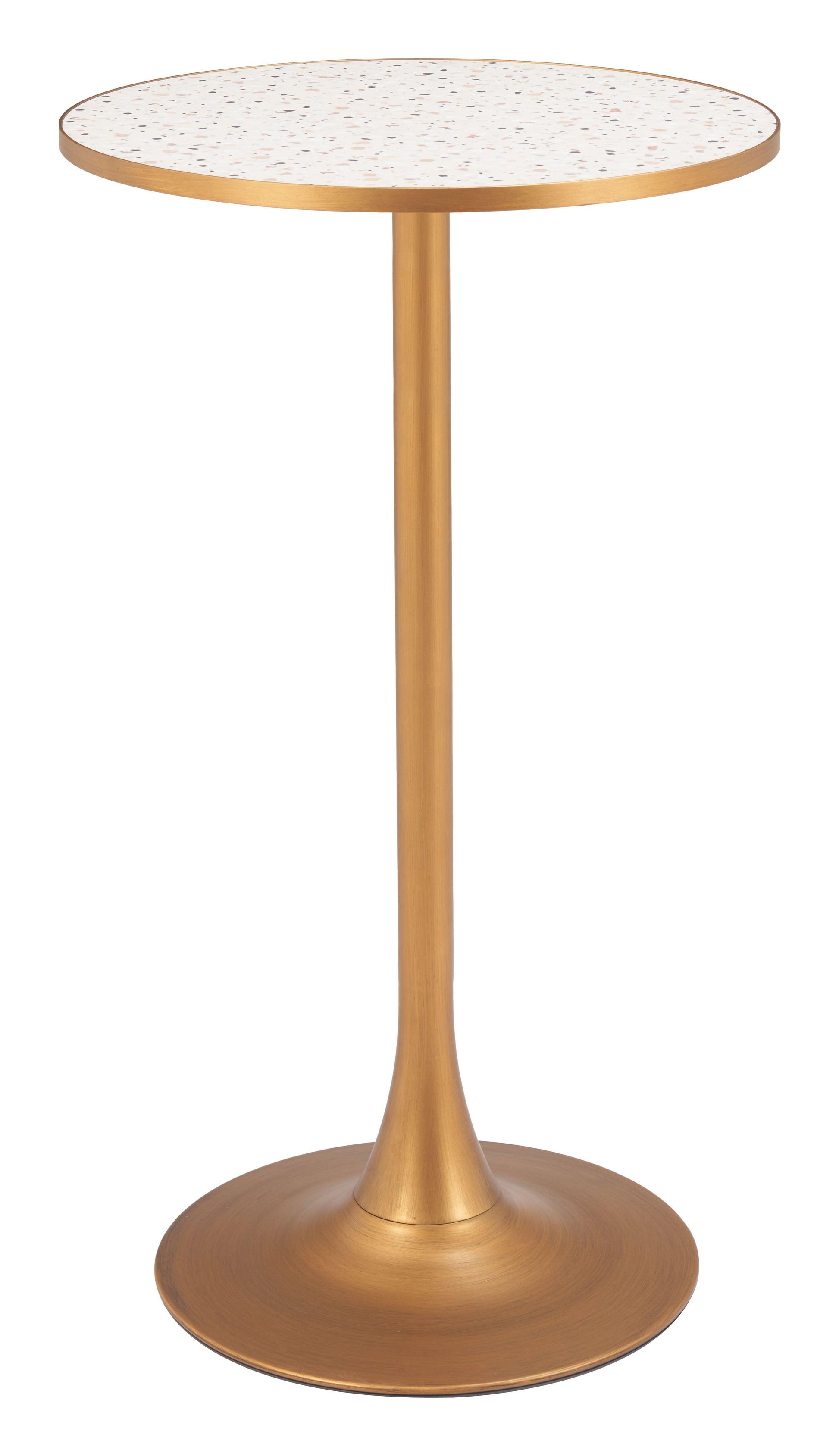 Bite Bar Table Beige & Gold - Disselt Designs