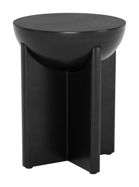 Tume Side Table Black - Disselt Designs
