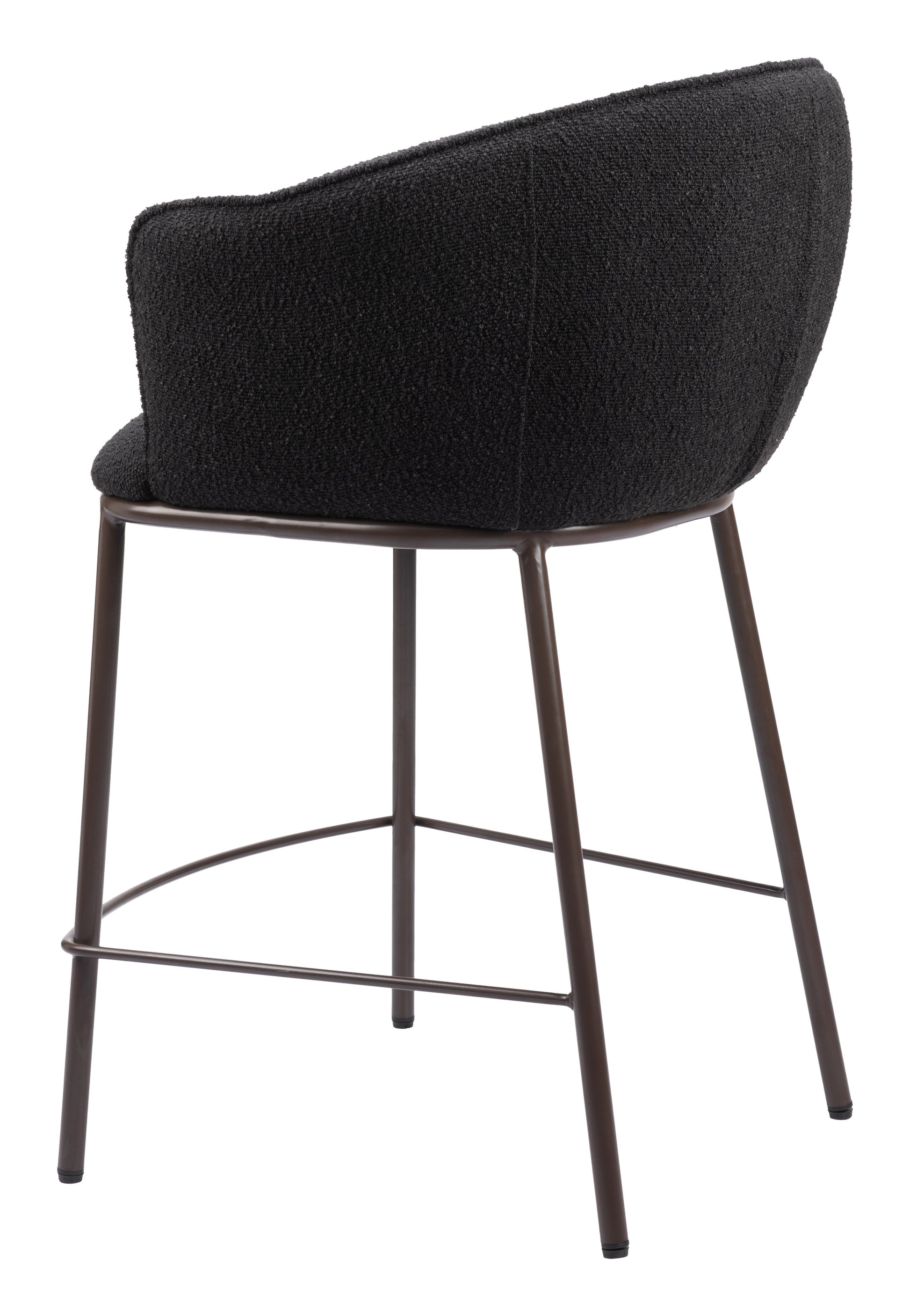 Essen Counter Stool Black & Bronze - Disselt Designs
