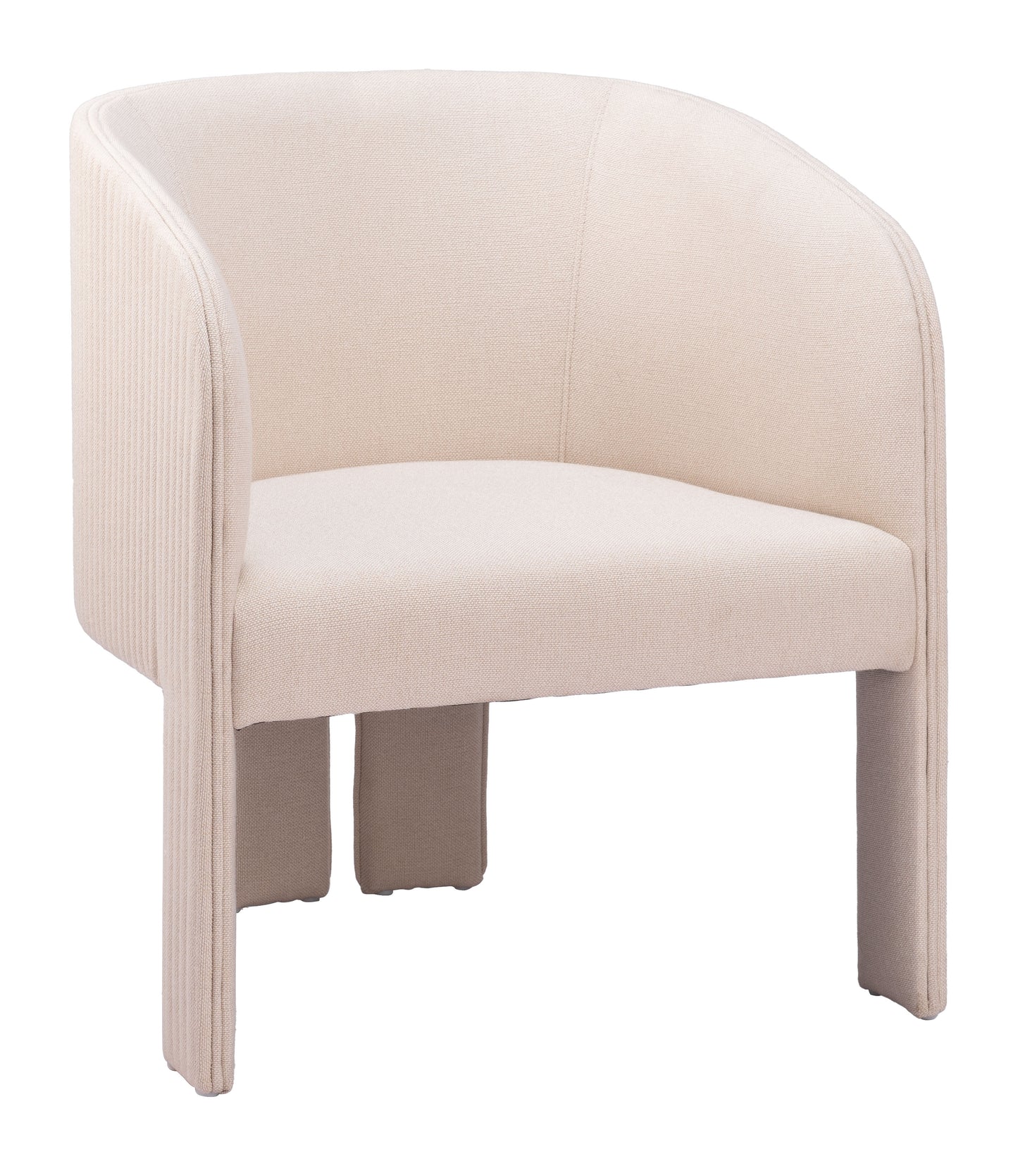 Hull Accent Chair Beige - Disselt Designs