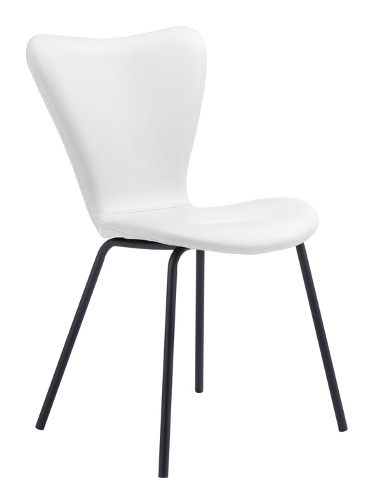 Torlo Dining Chair (Set of 2) White - Disselt Designs