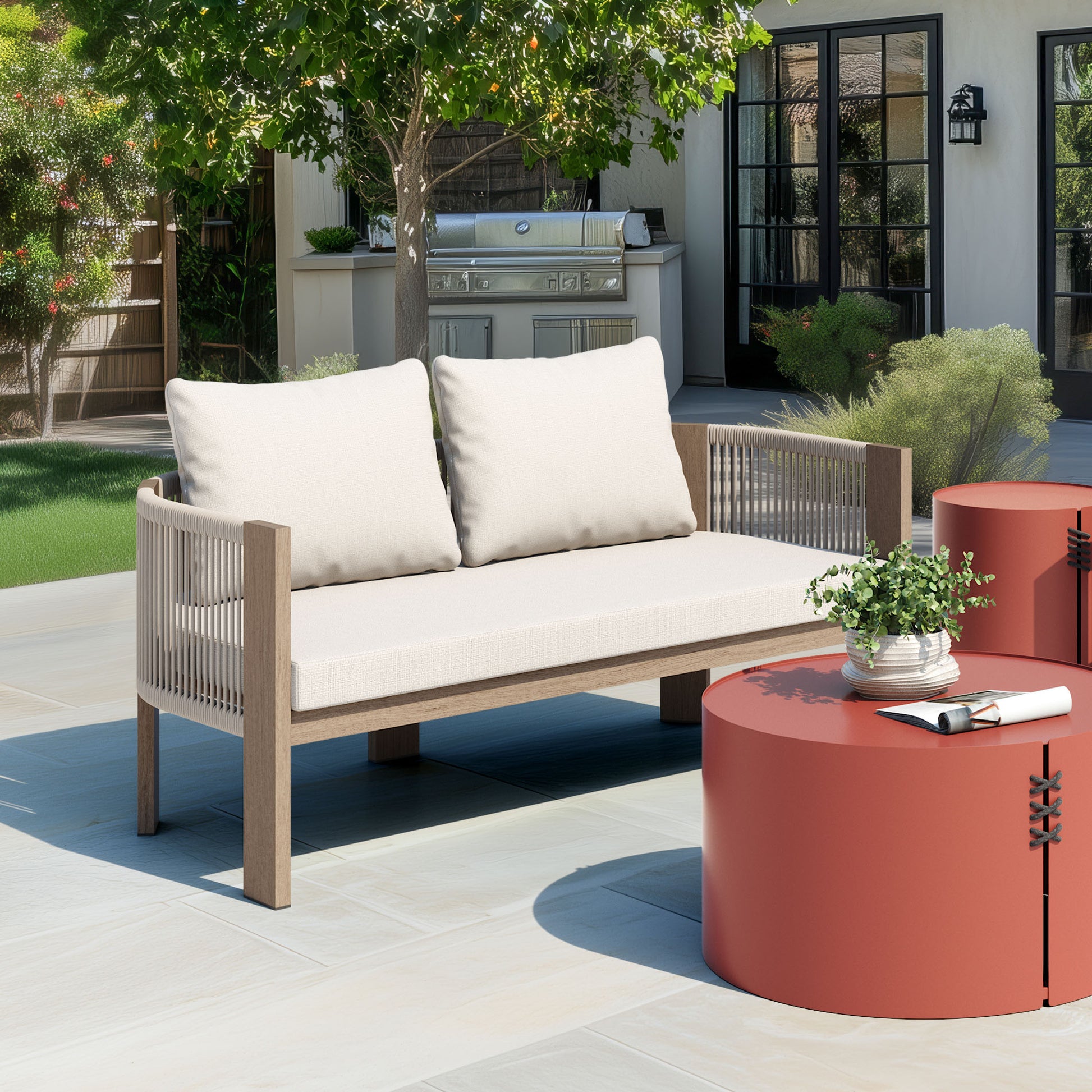 Rebel Sofa Beige - Disselt Designs