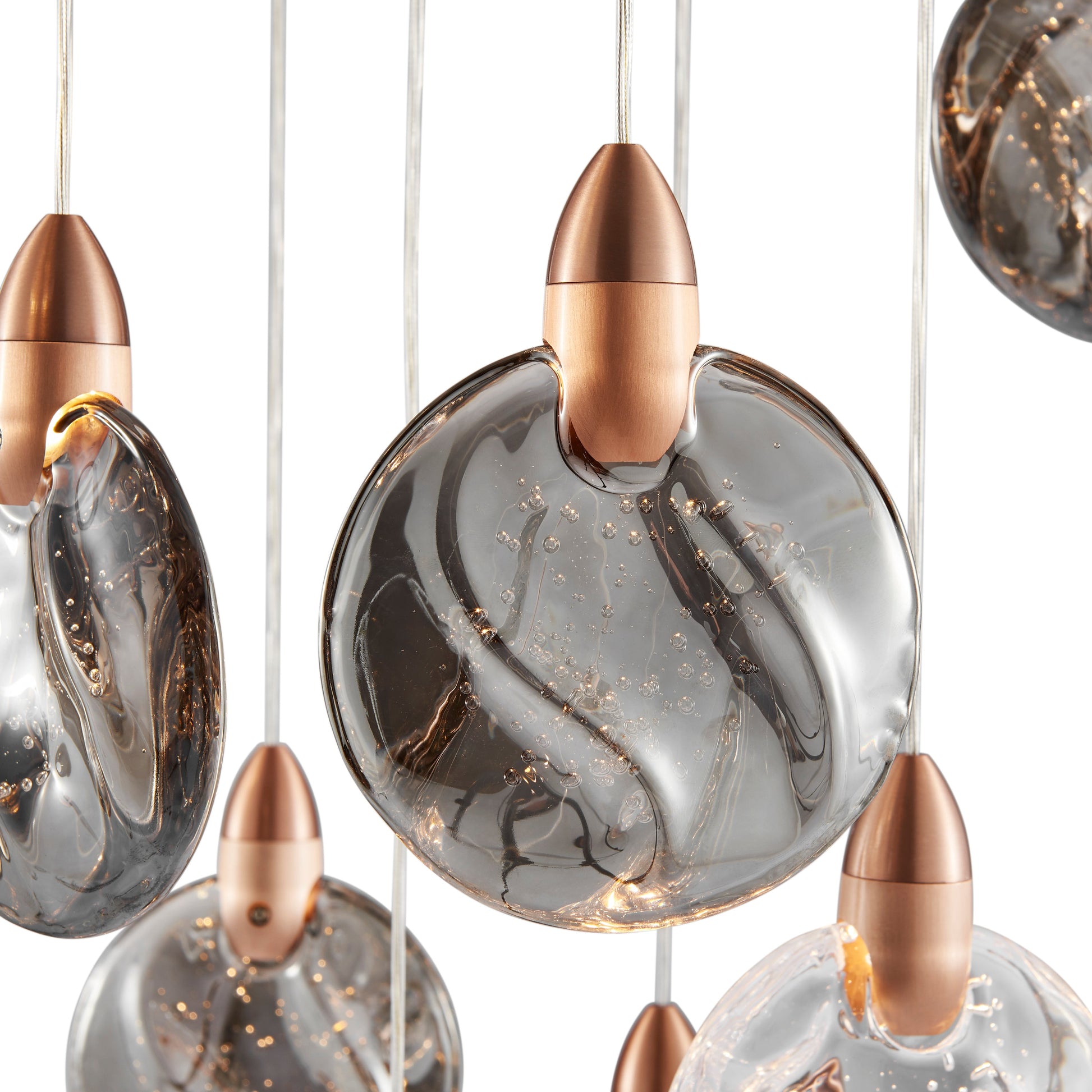 Lustre Square Chandelier // Bronze - Disselt Designs