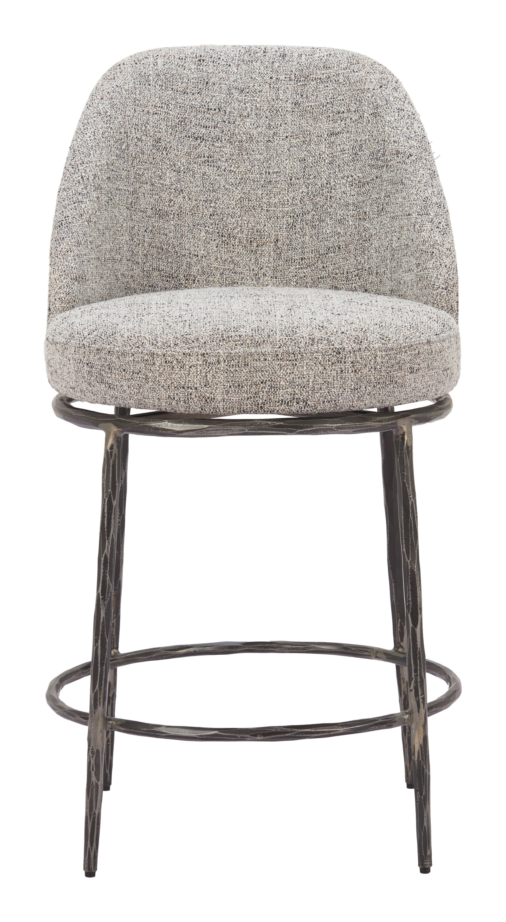 Nordhavn Swivel Counter Stool Gray - Disselt Designs