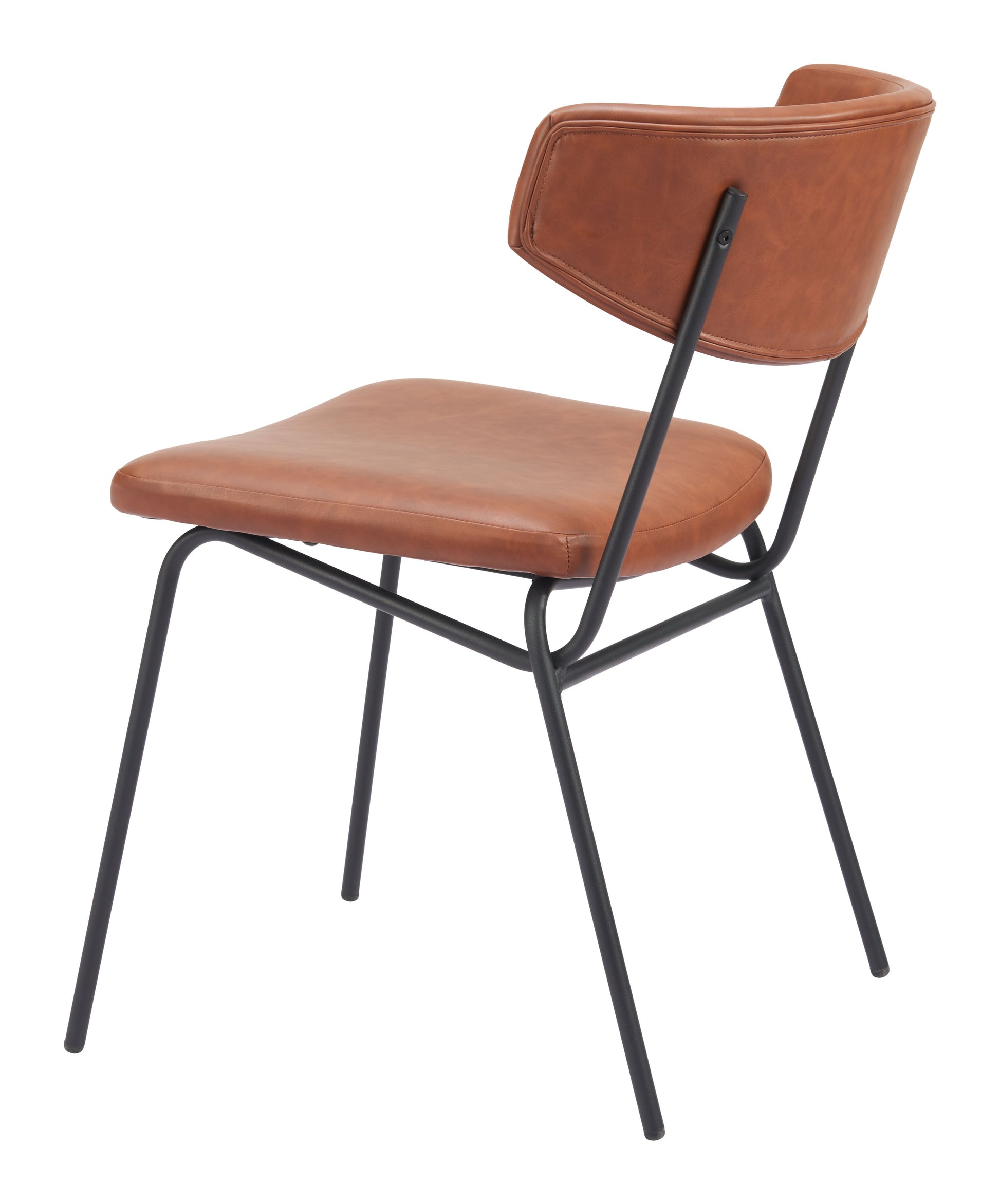 Charon Dining Chair (Set of 2) Vintage Brown - Disselt Designs