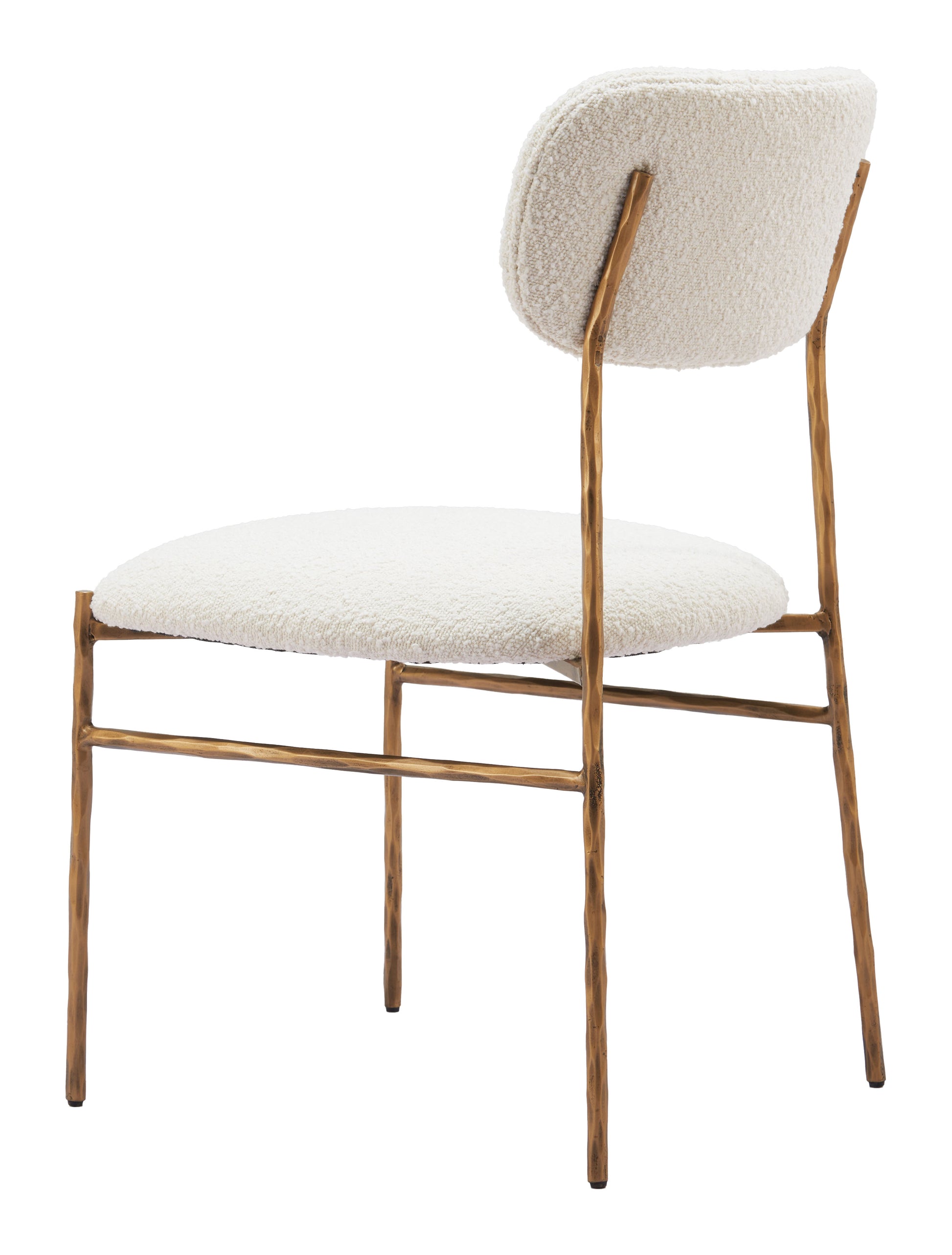 Sydhavnen Dining Chair Cream & Gold - Disselt Designs