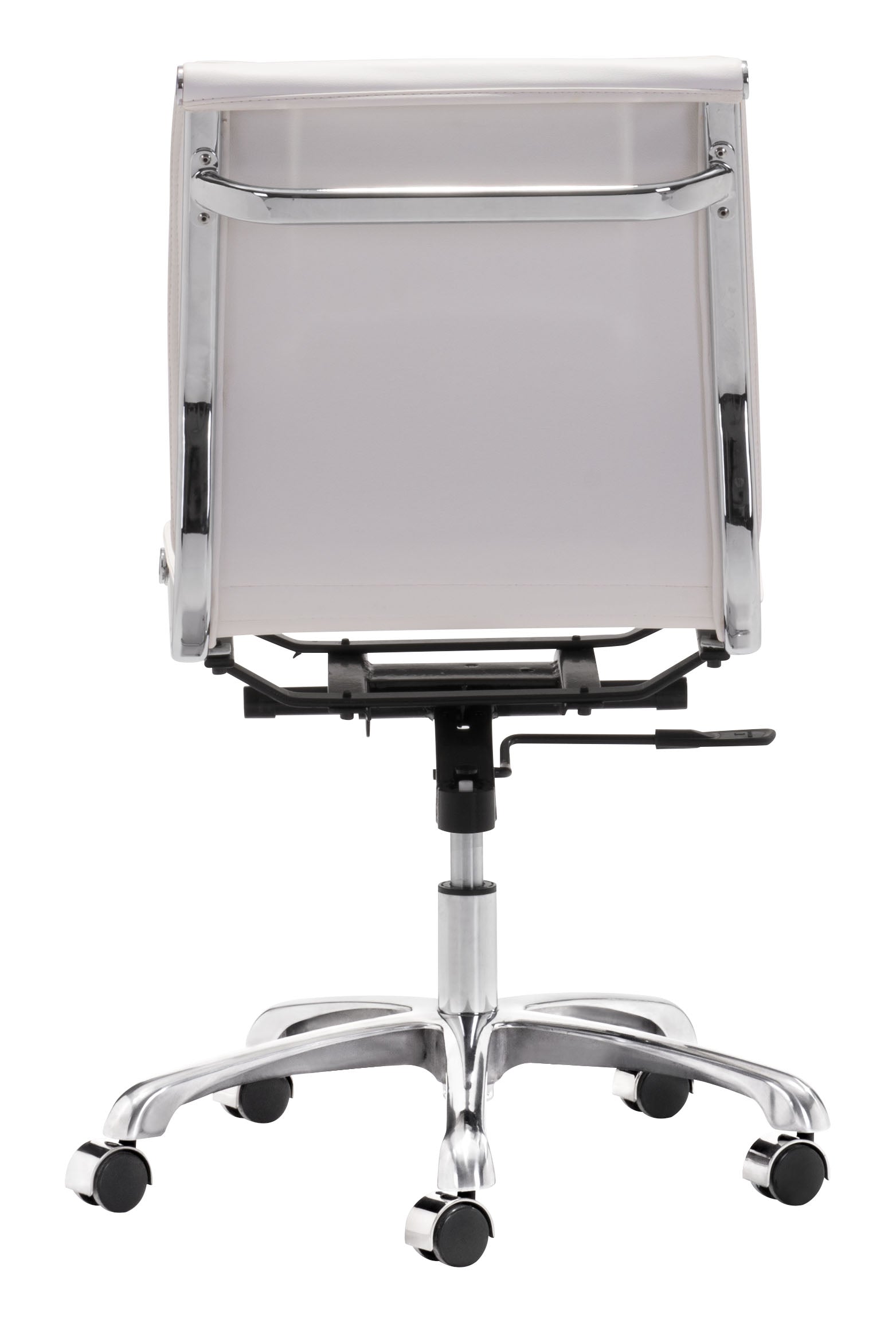 Lider Plus Armless Office Chair White - Disselt Designs