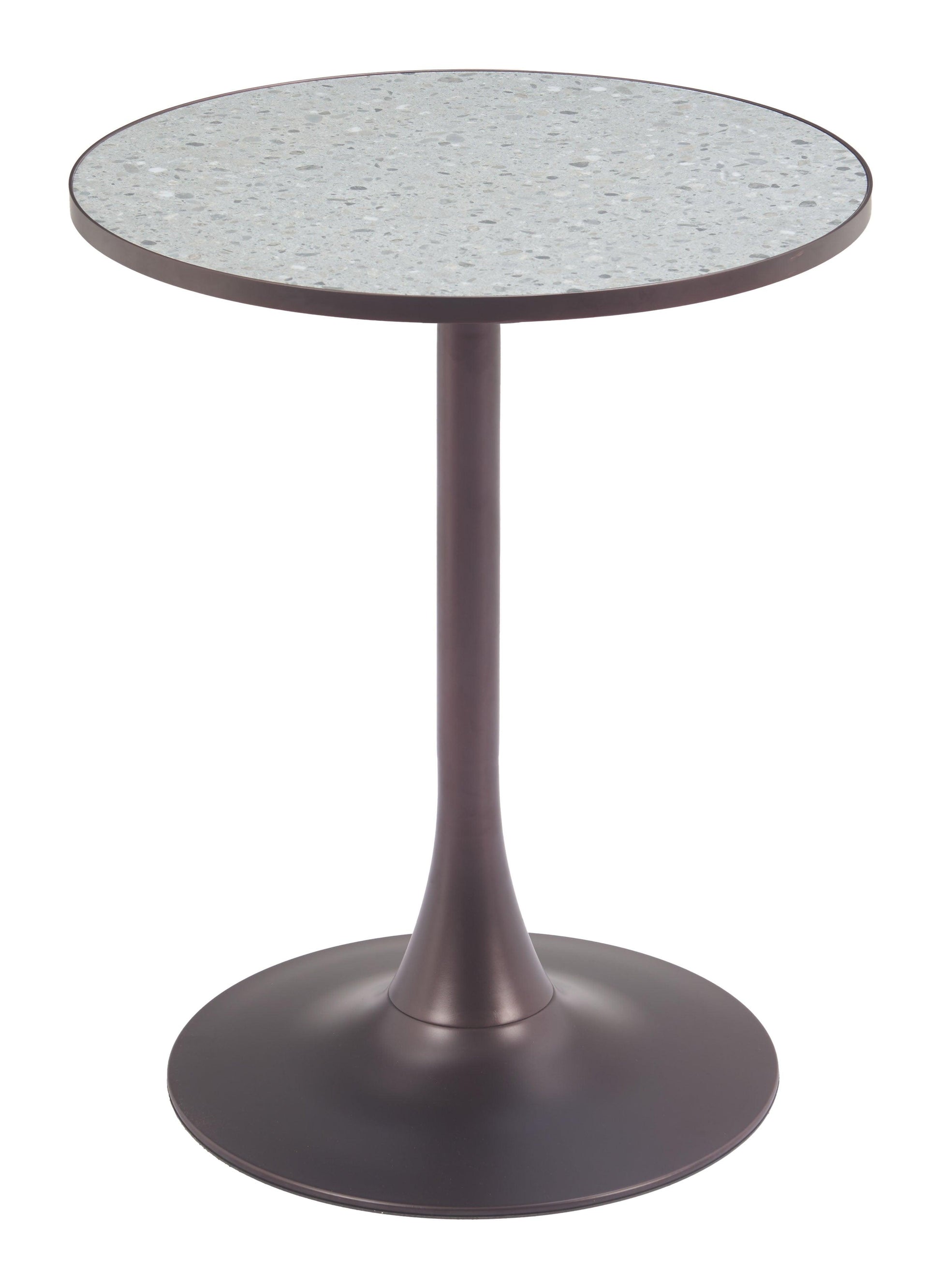 Bite Bistro Table Gray & Bronze - Disselt Designs