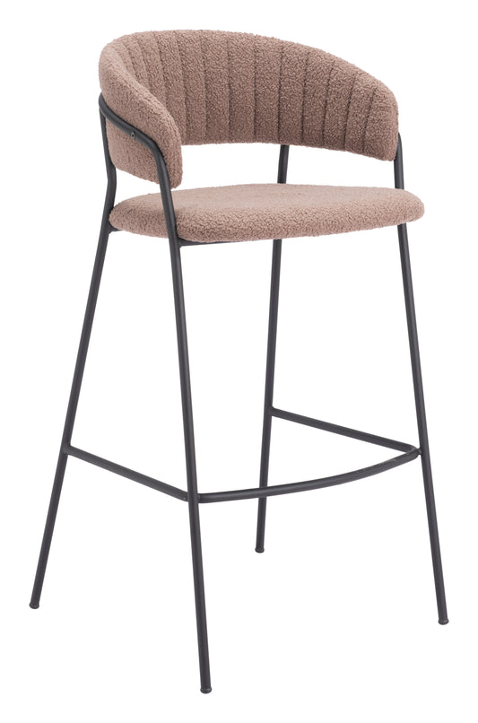 Josephine Barstool (Set of 2) Brown - Disselt Designs
