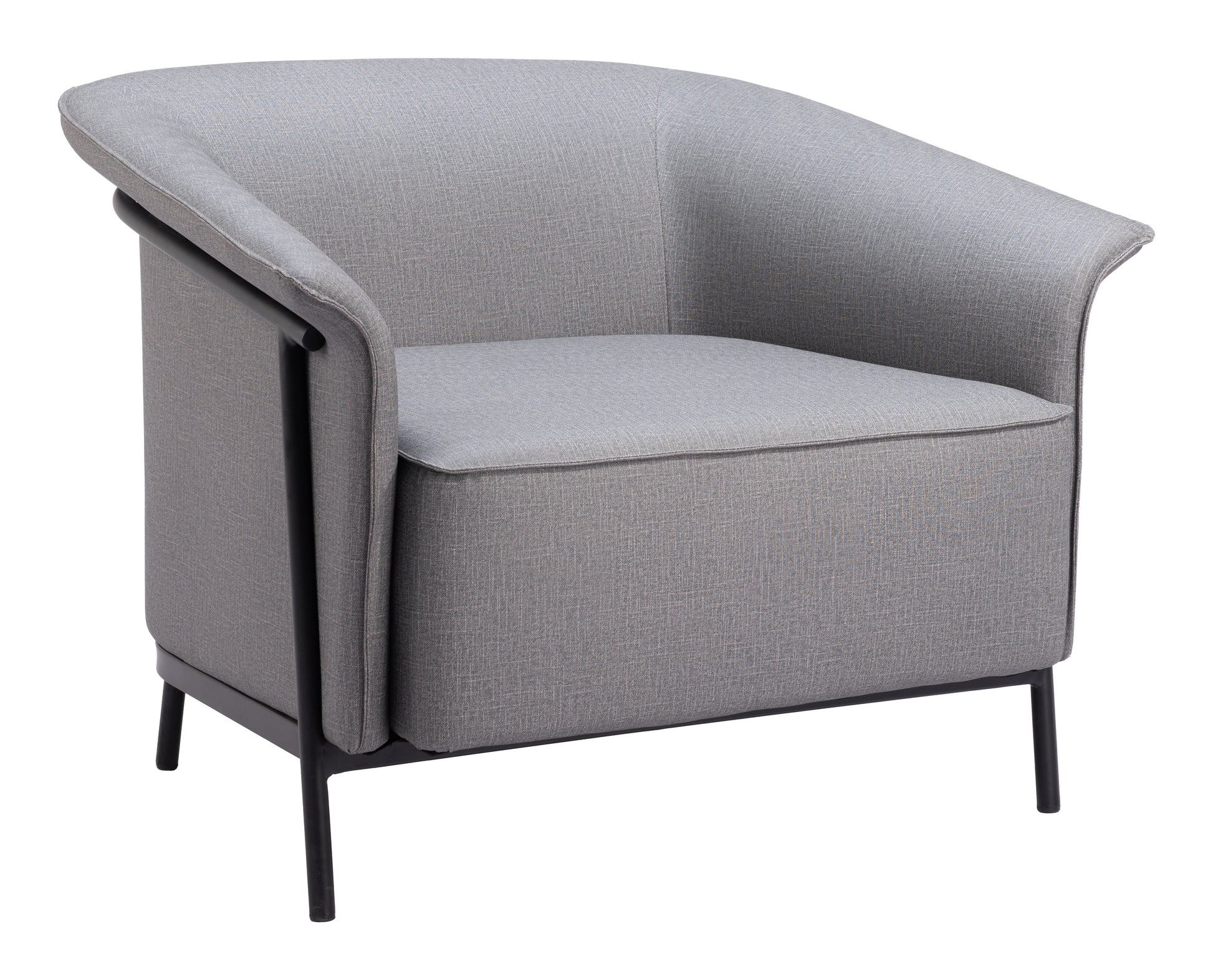 Burry Accent Chair Slate Gray - Disselt Designs