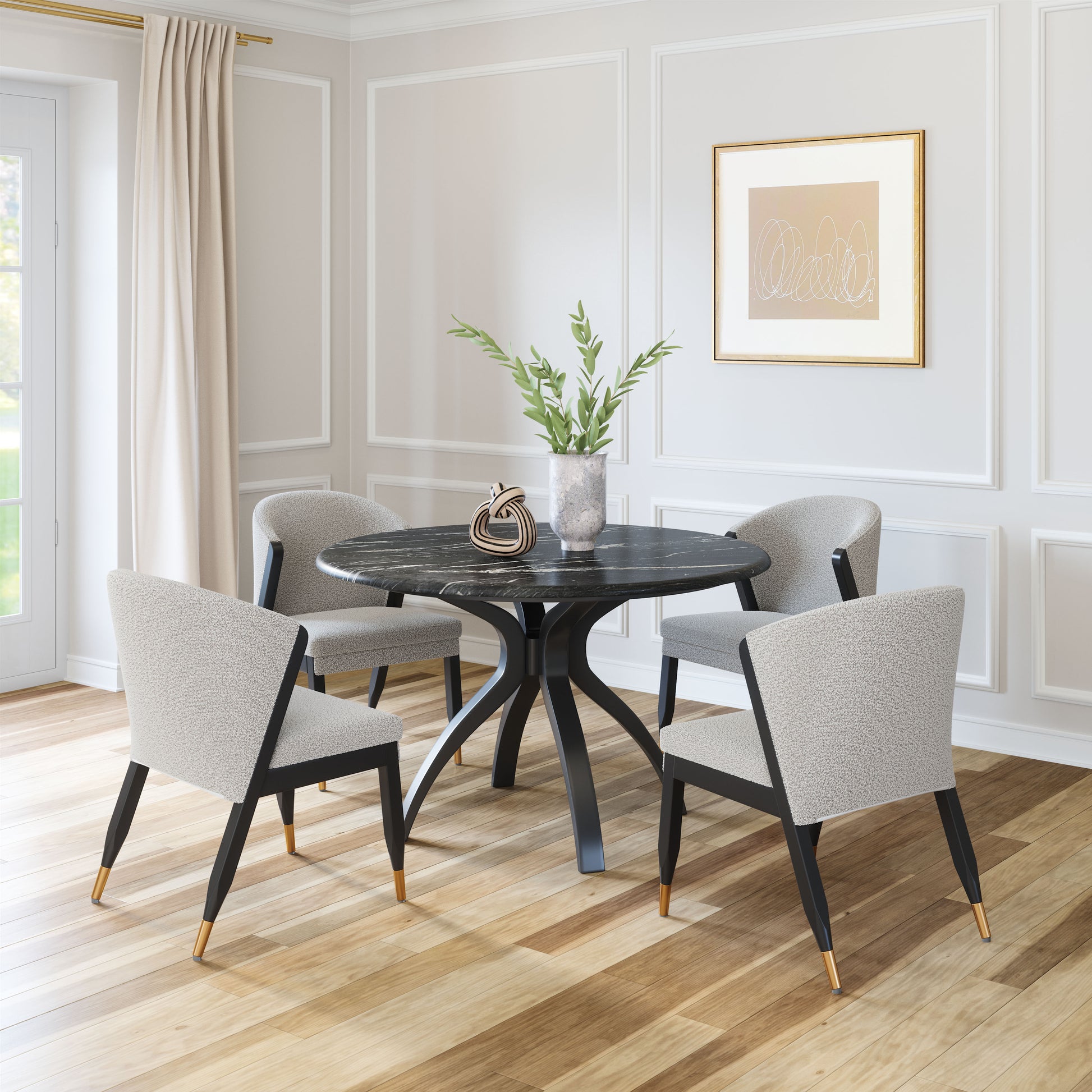 Pula Dining Chair Misty Gray - Disselt Designs