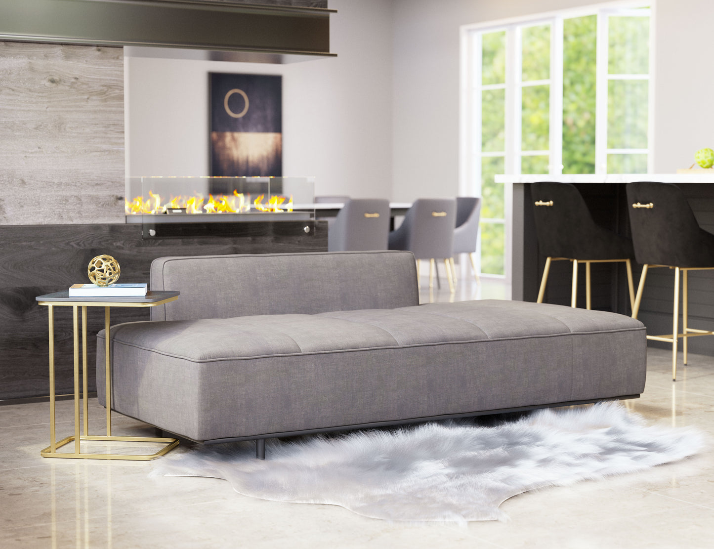Confection Sofa Gray - Disselt Designs