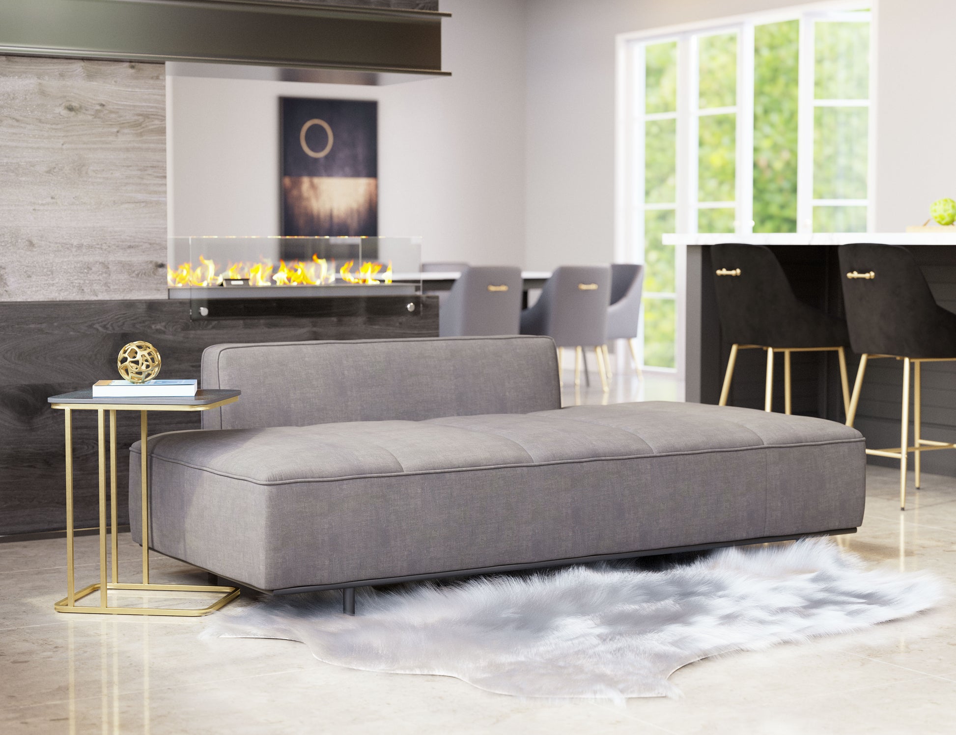 Confection Sofa Gray - Disselt Designs