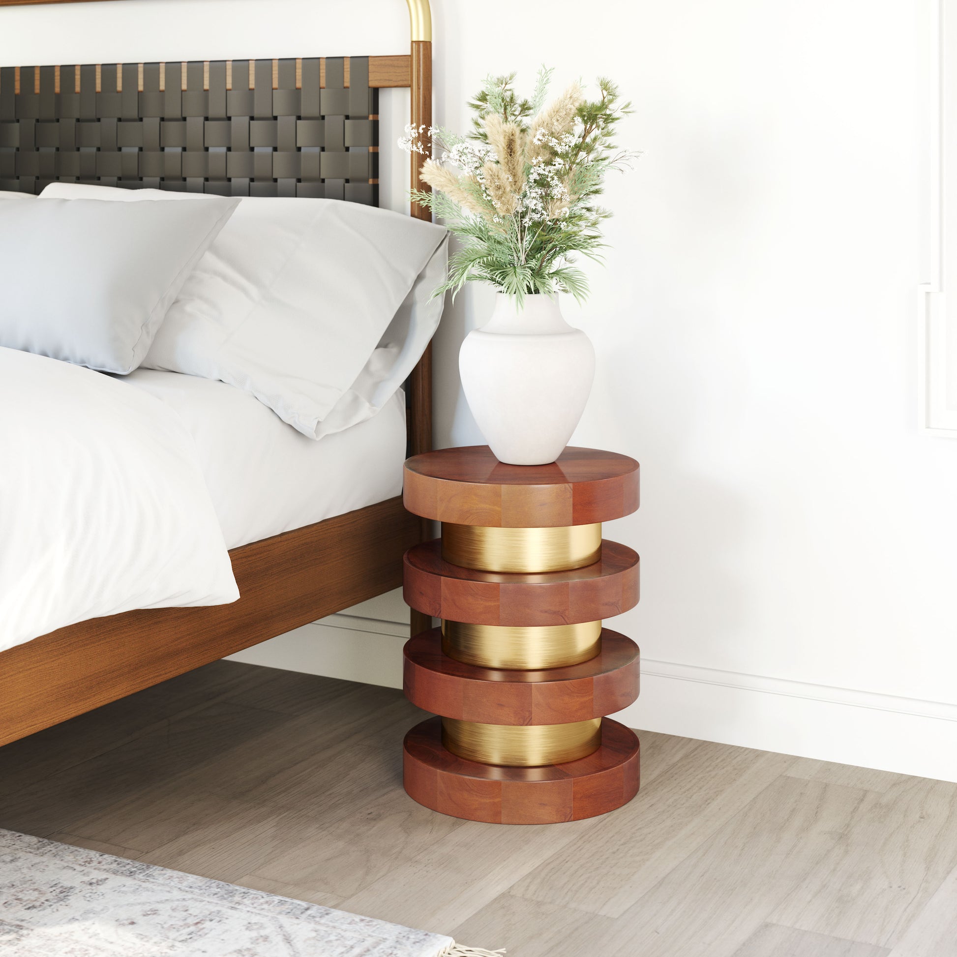 Marigot Side Table Walnut - Disselt Designs