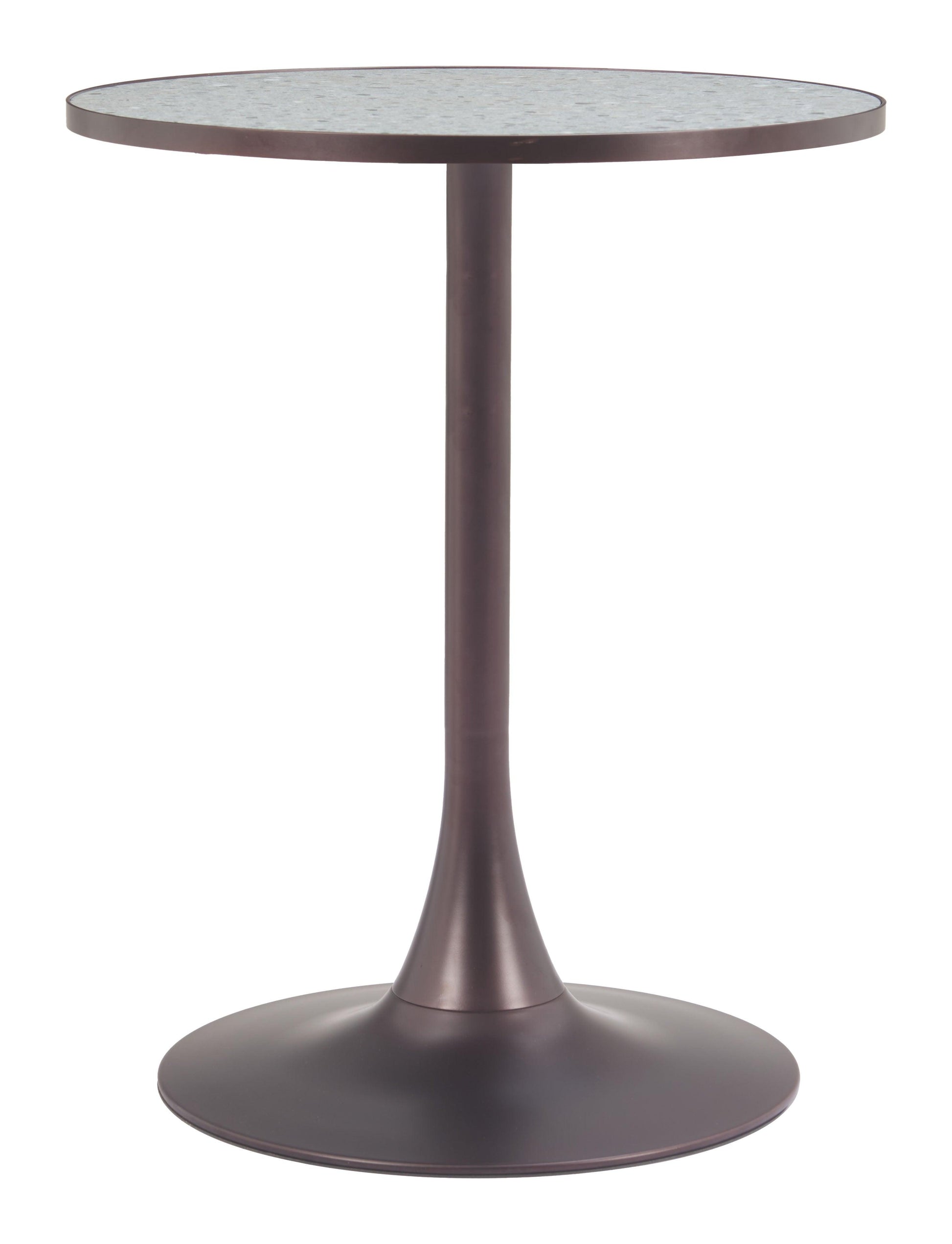 Bite Bistro Table Gray & Bronze - Disselt Designs