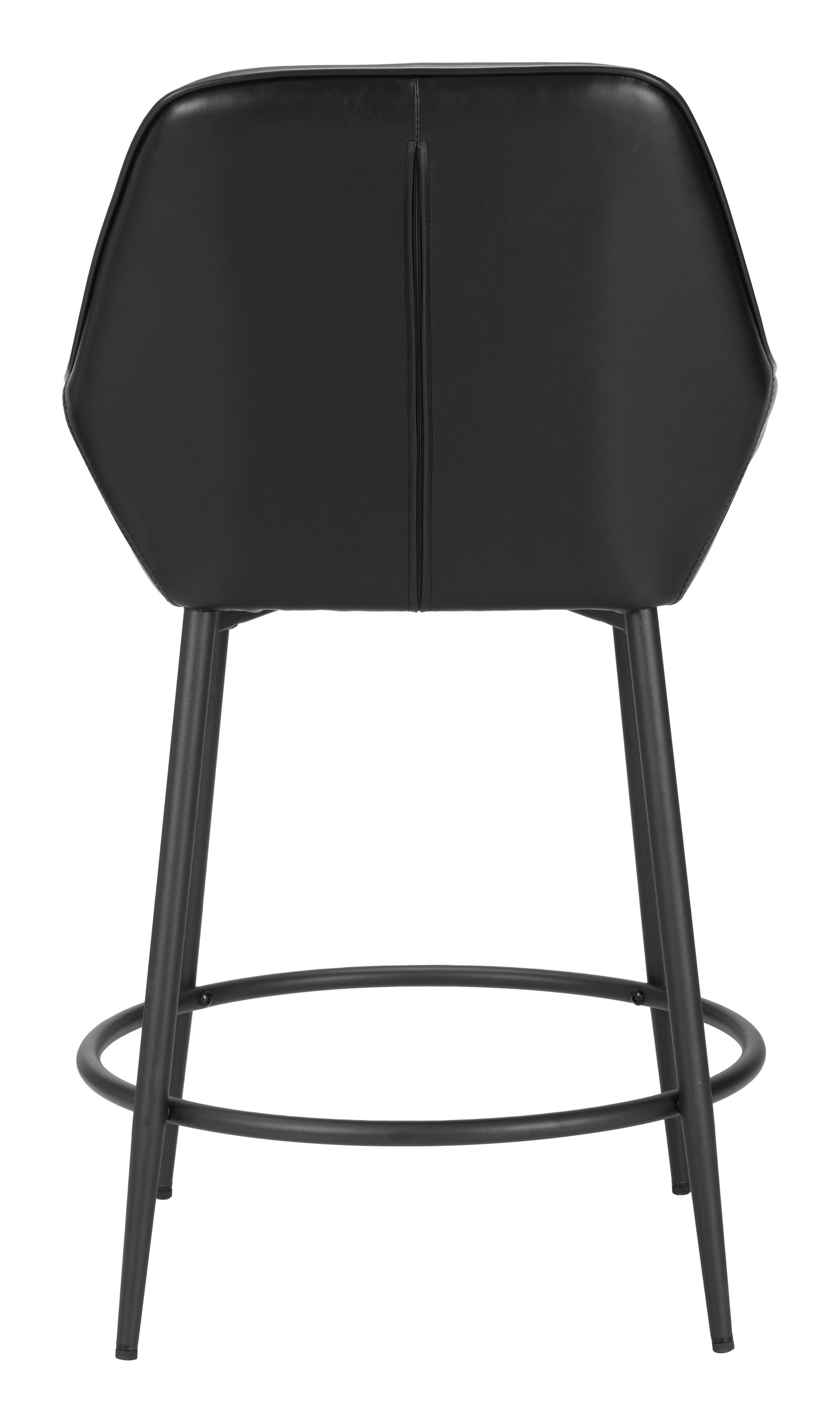 Vila Counter Stool (Set of 2) Black - Disselt Designs