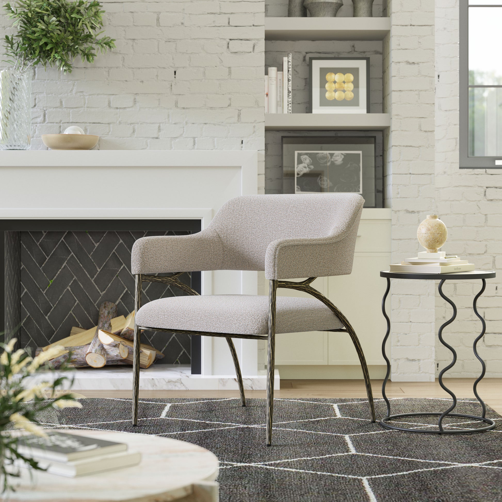 Vesterboro Accent Chair Gray - Disselt Designs