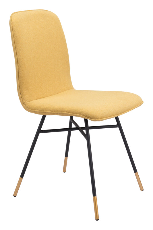 Var Dining Chair (Set of 2) Yellow - Disselt Designs