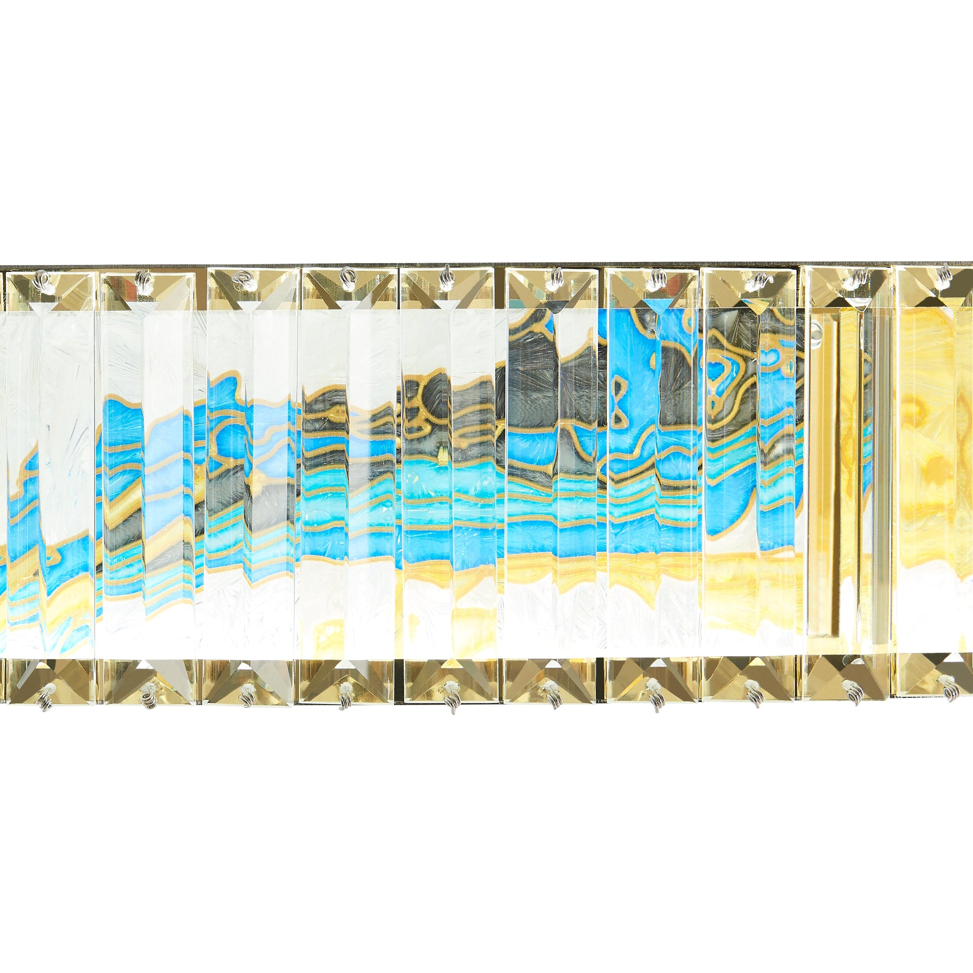 Boeseman's Colorful Chandelier // 1 Tier, Round - Disselt Designs