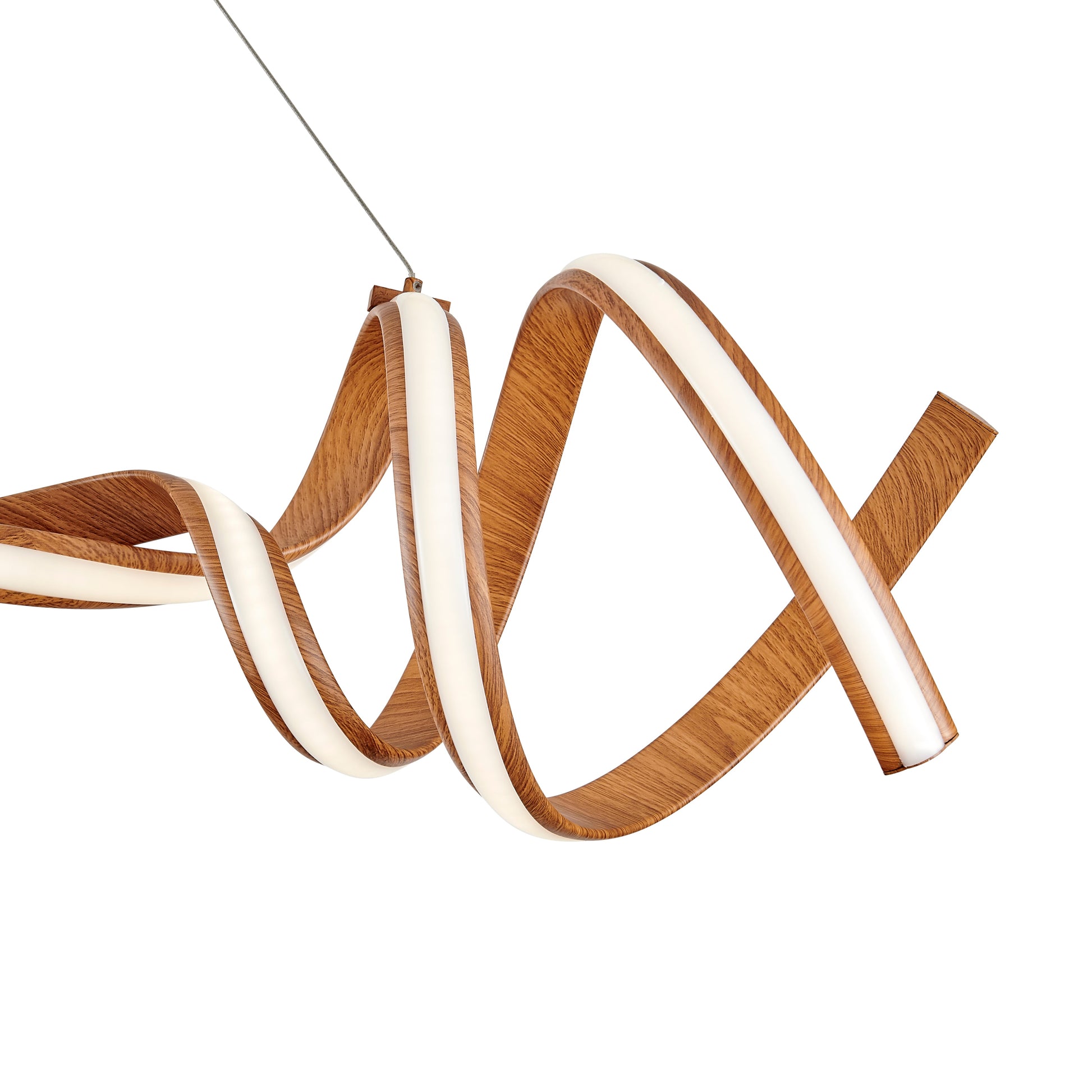 Munich LED Horizontal Chandelier // Wood - Disselt Designs