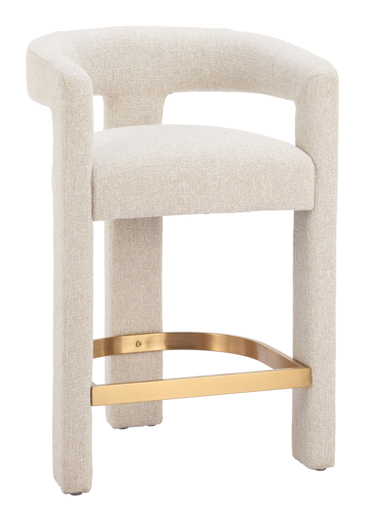 Saiko Counter Stool Beige - Disselt Designs