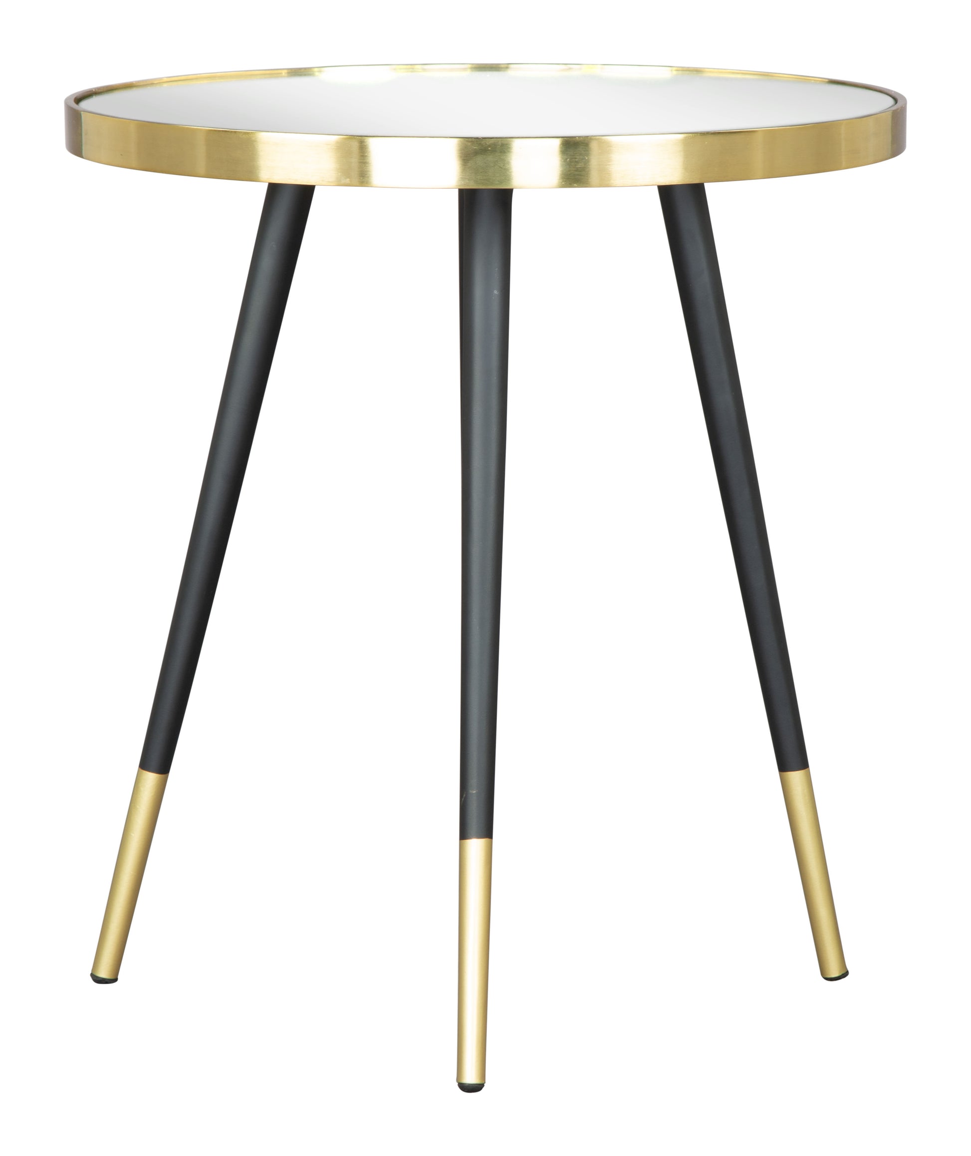 Particle Side Table Gold & Black - Disselt Designs