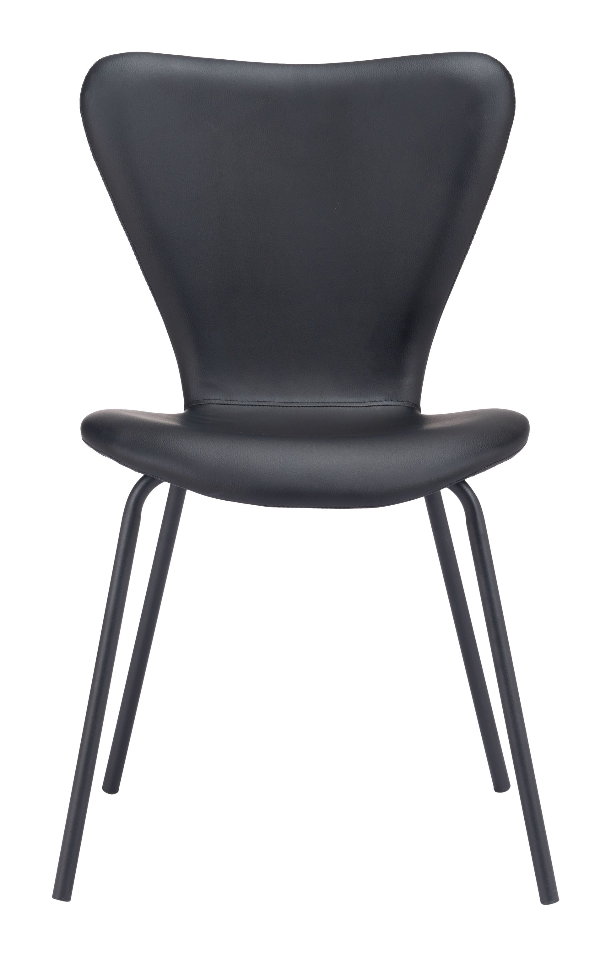 Torlo Dining Chair (Set of 2) Black - Disselt Designs