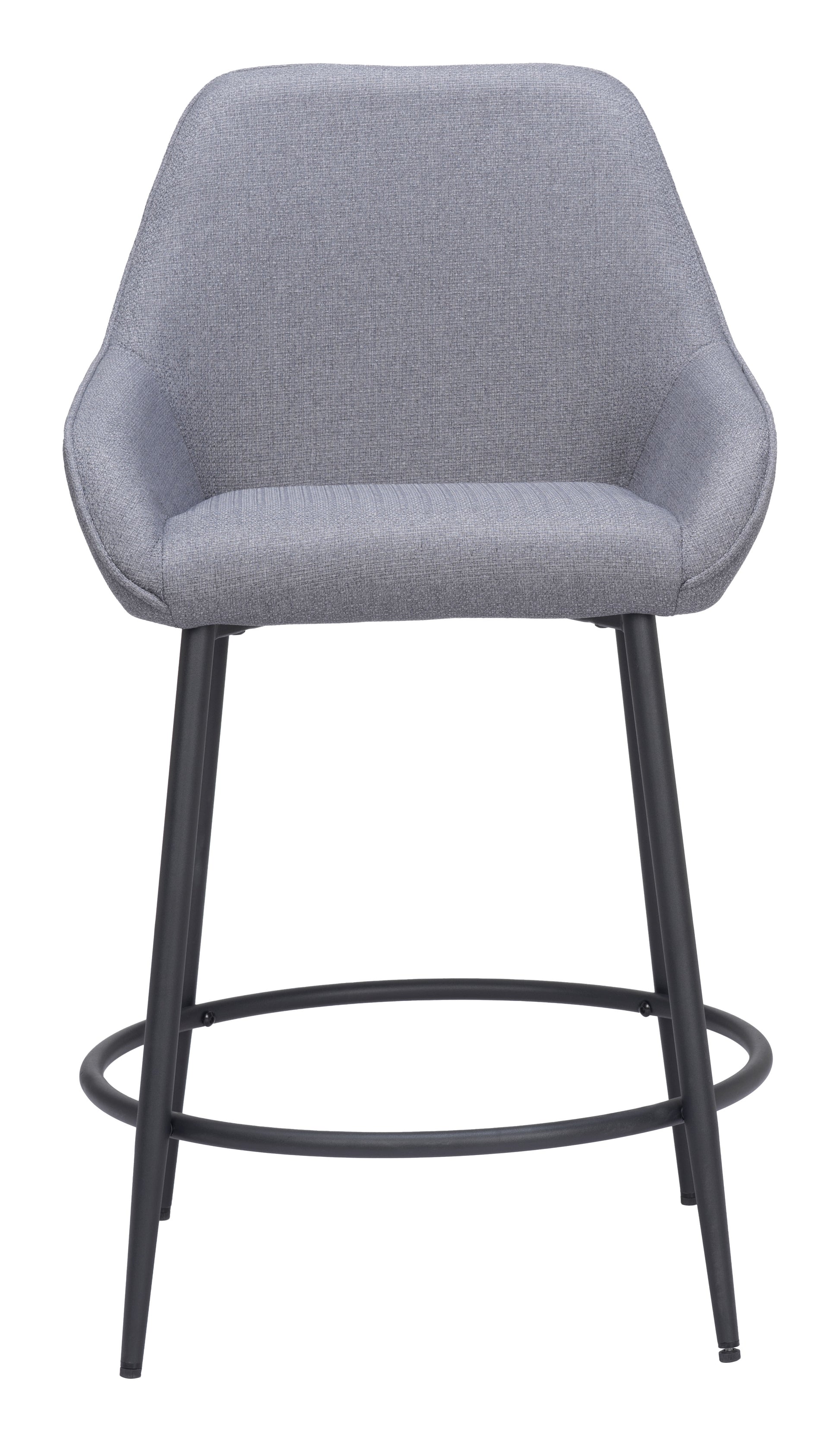 Vila Counter Stool (Set of 2) Gray - Disselt Designs