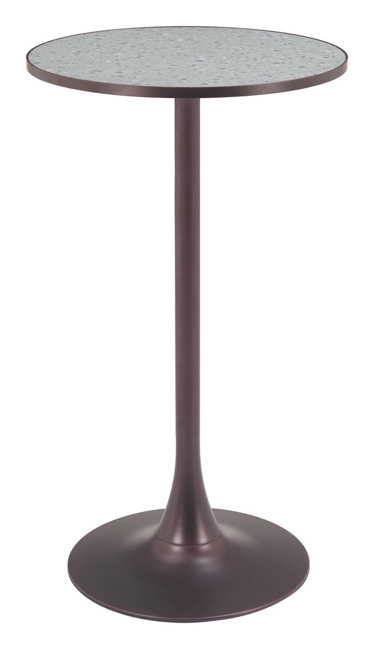 Bite Bar Table Gray & Bronze - Disselt Designs