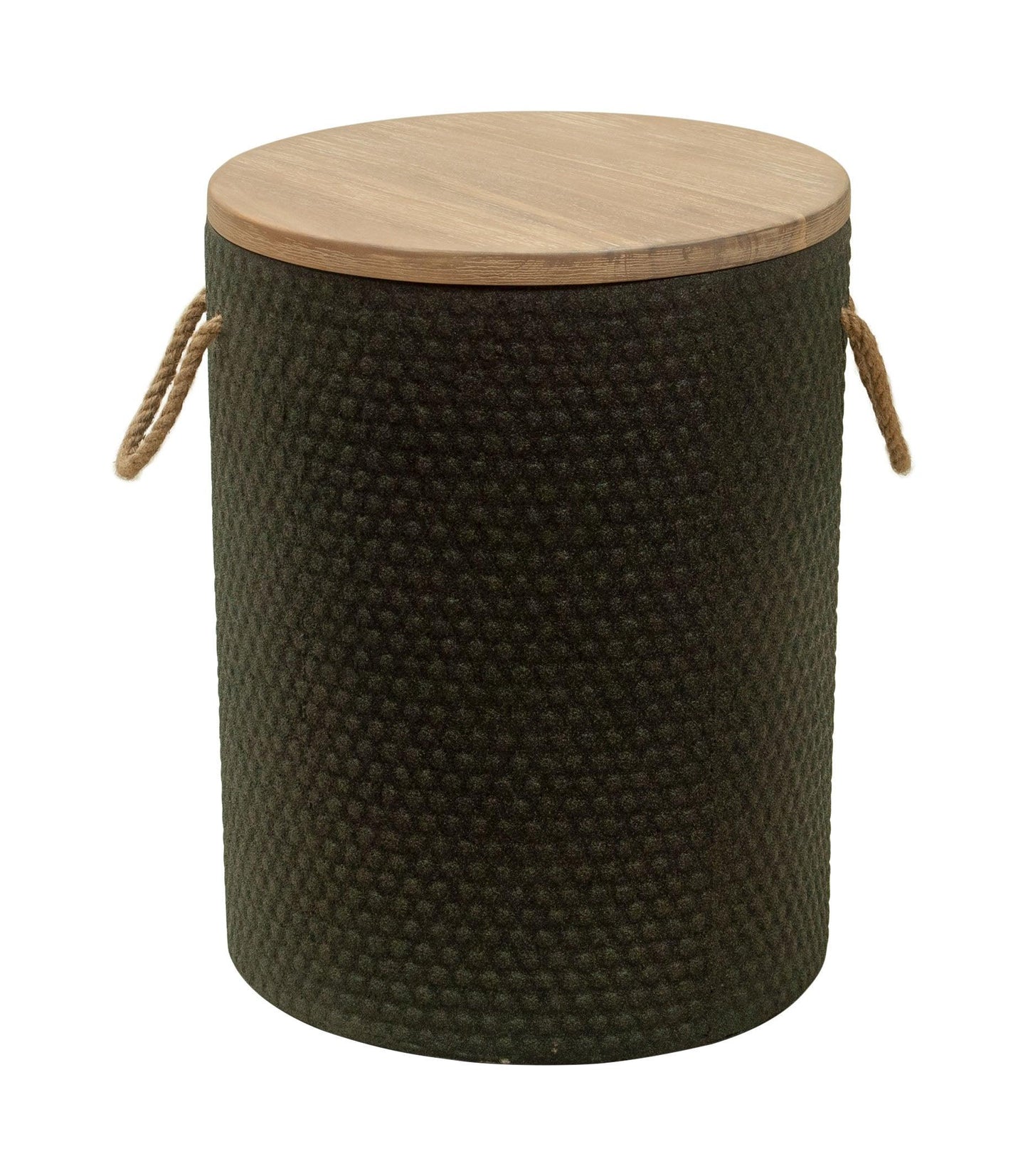 Beban Side Table Natural & Black - Disselt Designs