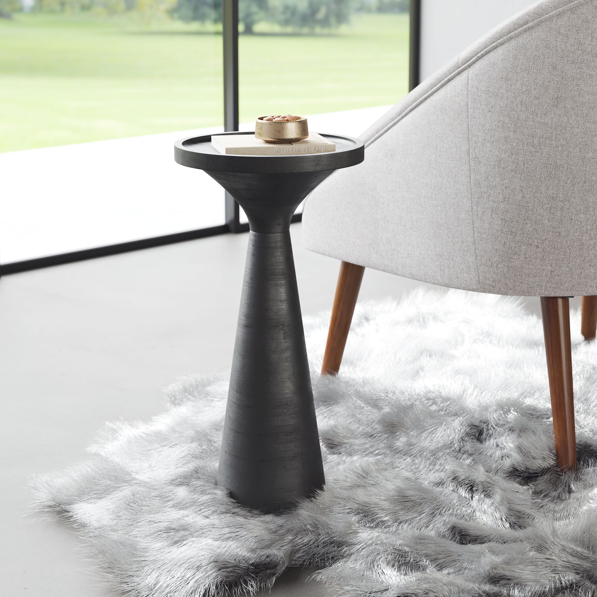 Omni Side Table Black - Disselt Designs