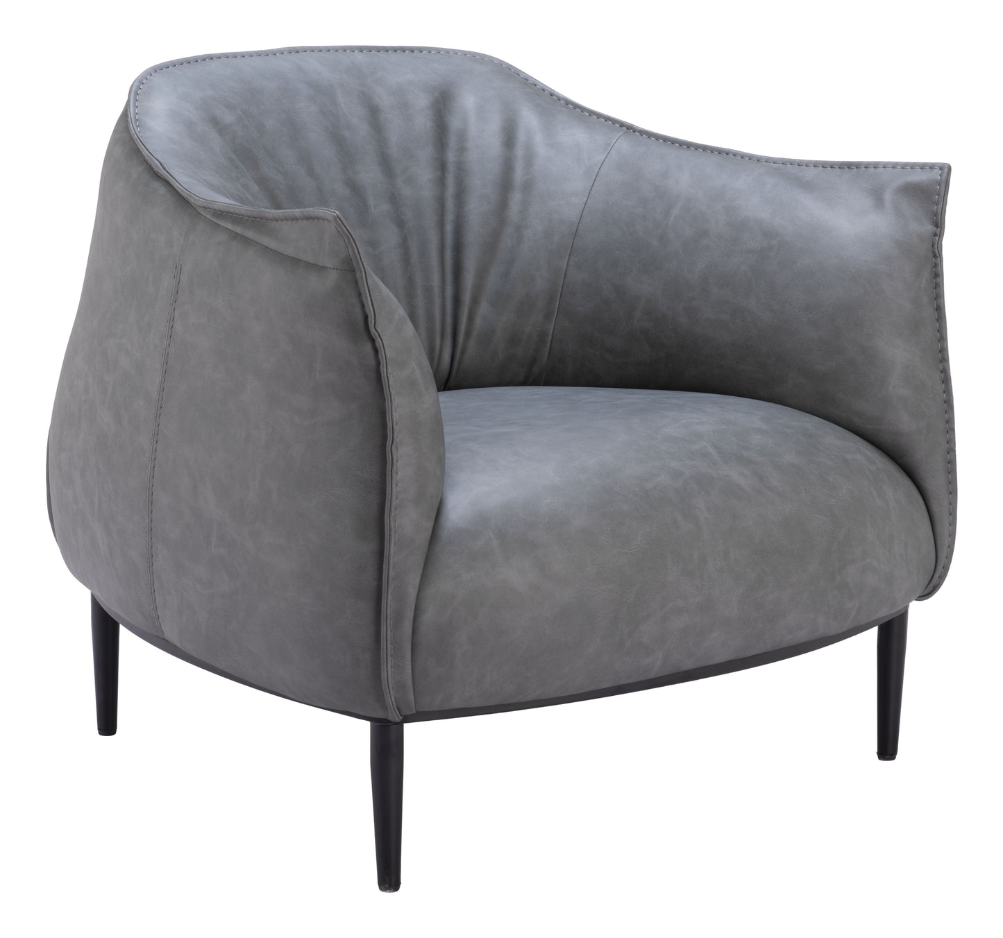 Julian Accent Chair Gray - Disselt Designs